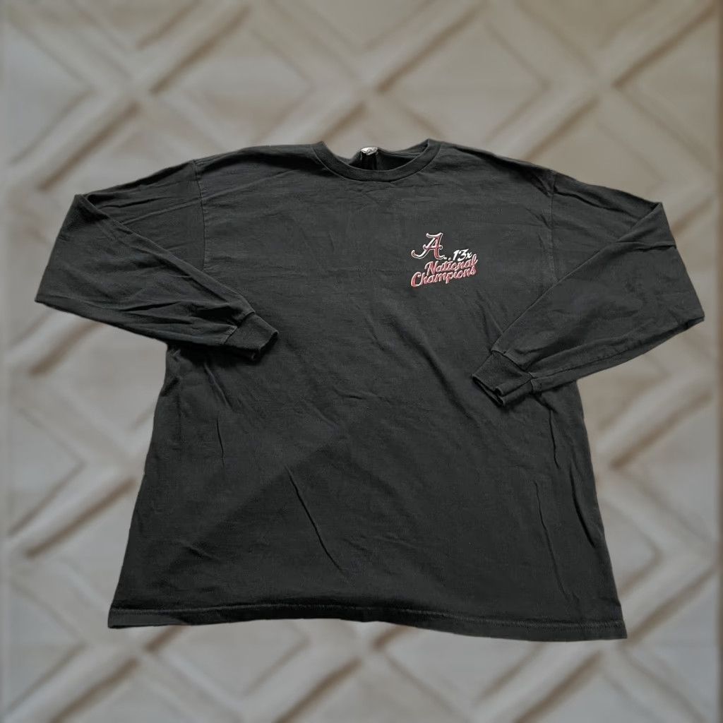 Delta Delta Pro Weight Shirt Unisex Adults Large Black University Alabama Graphic Classic College Size US L / EU 52-54 / 3 - 1 Thumbnail