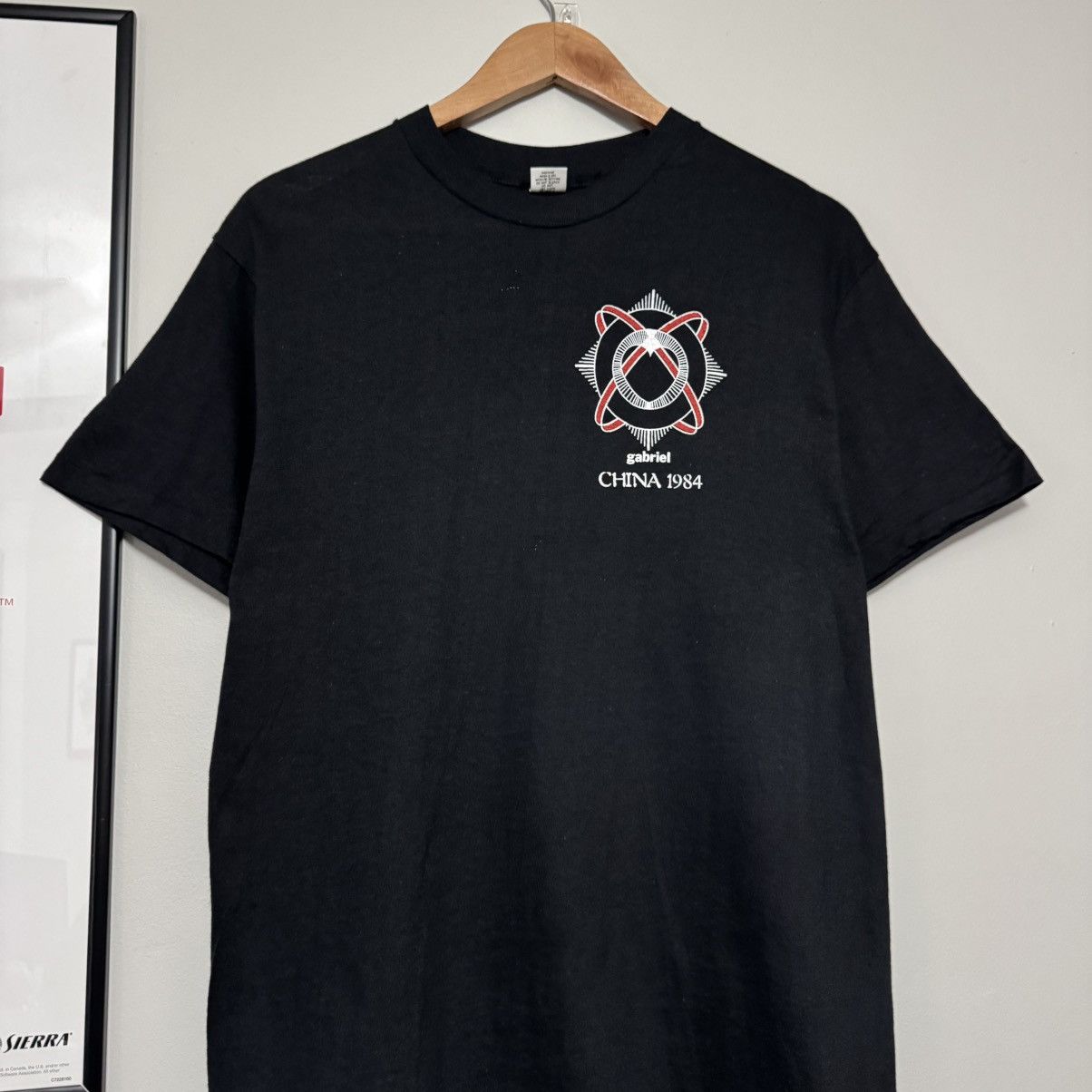 Band Tees × Vintage VINTAGE 1984 PETER GABRIEL CHINA TOUR RARE 80s BAND TEE Size US L / EU 52-54 / 3 - 2 Thumbnail