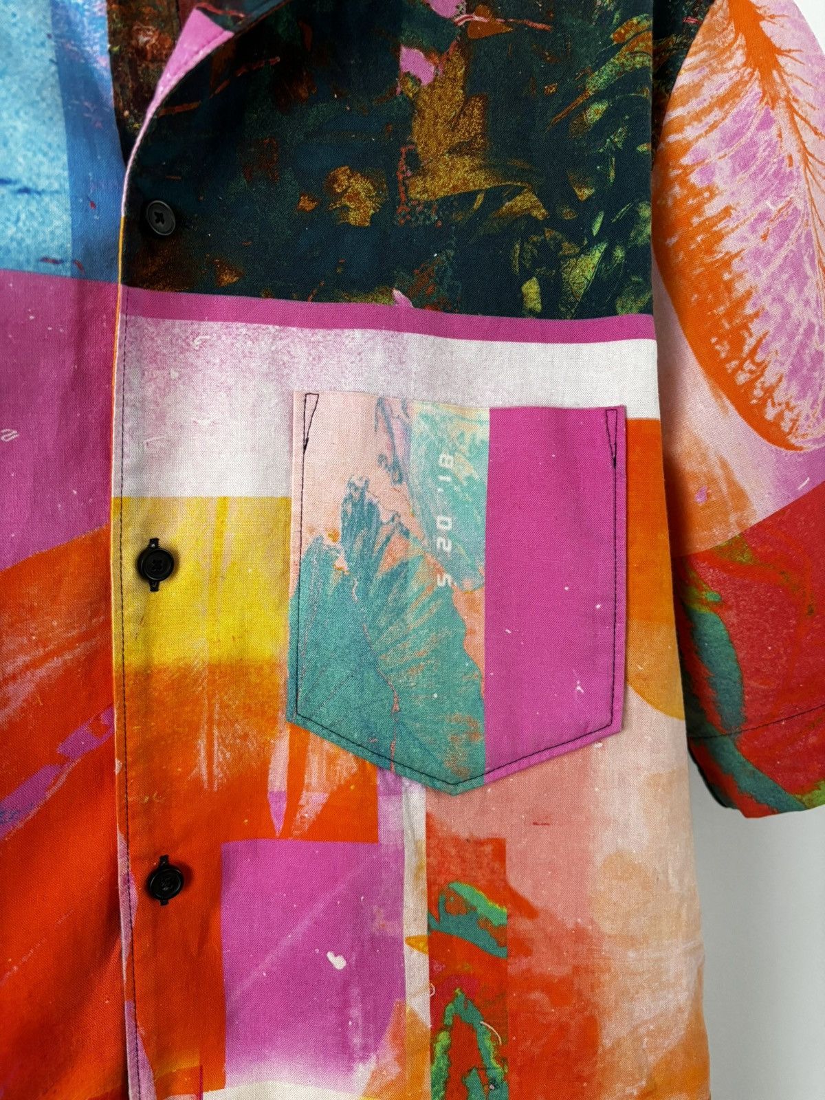 Acne Studios Abstract botanical print shirt Size US S / EU 44-46 / 1 - 4 Thumbnail