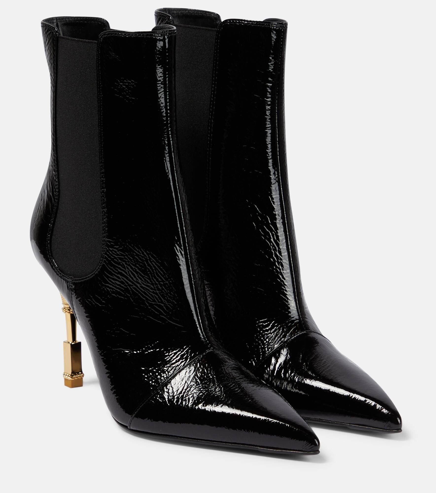 Balmain o1y0625 Ankle Boots in Black Size US 10 / IT 40 - 1 Thumbnail