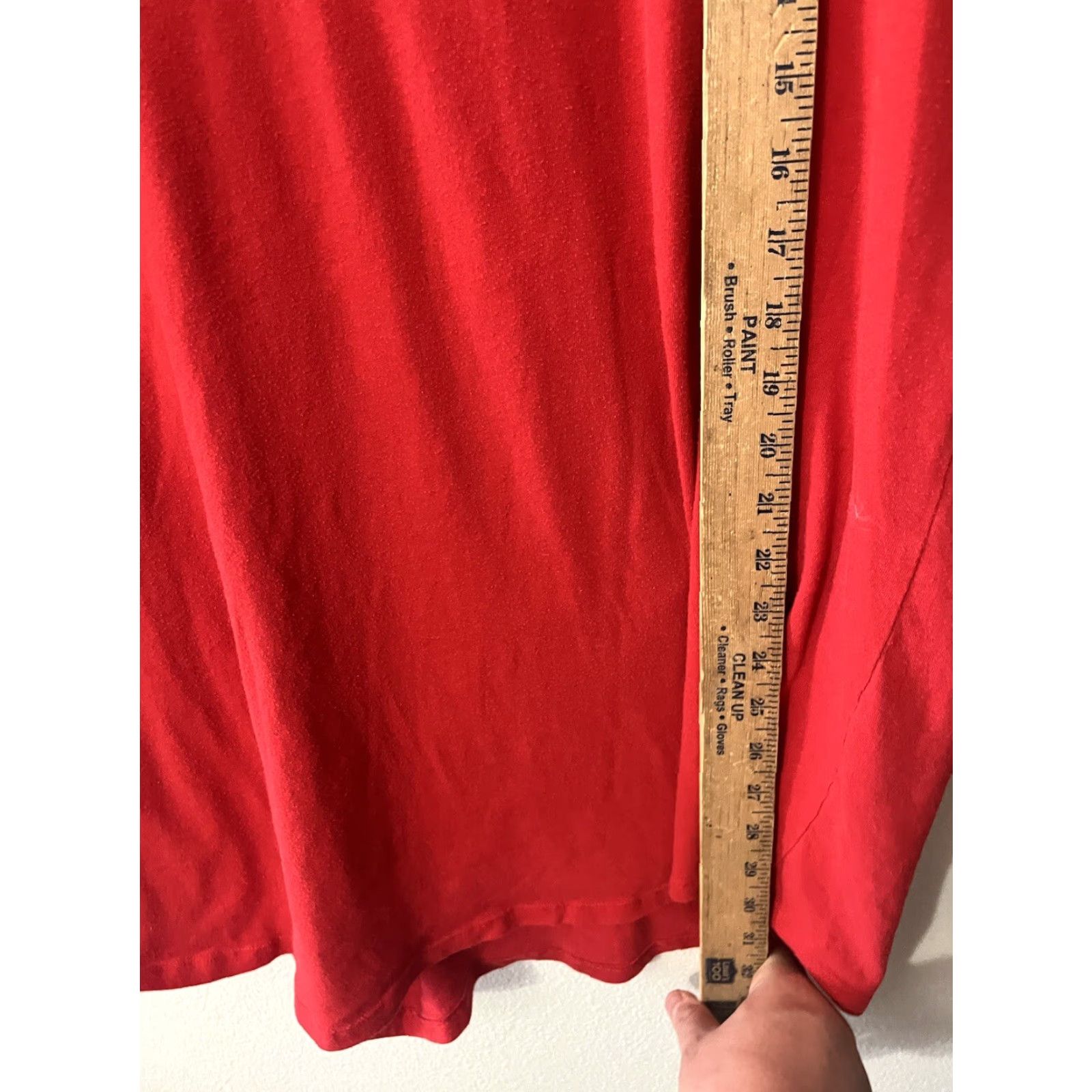 Victoria's Secret Victoria's Secret Top Shirt XL Long Sleeve Red Knit Polyester Round Neck Pullover Casual Ladies Seasonal Love Vintage: No Size XL / US 12-14 / IT 48-50 - 4 Thumbnail