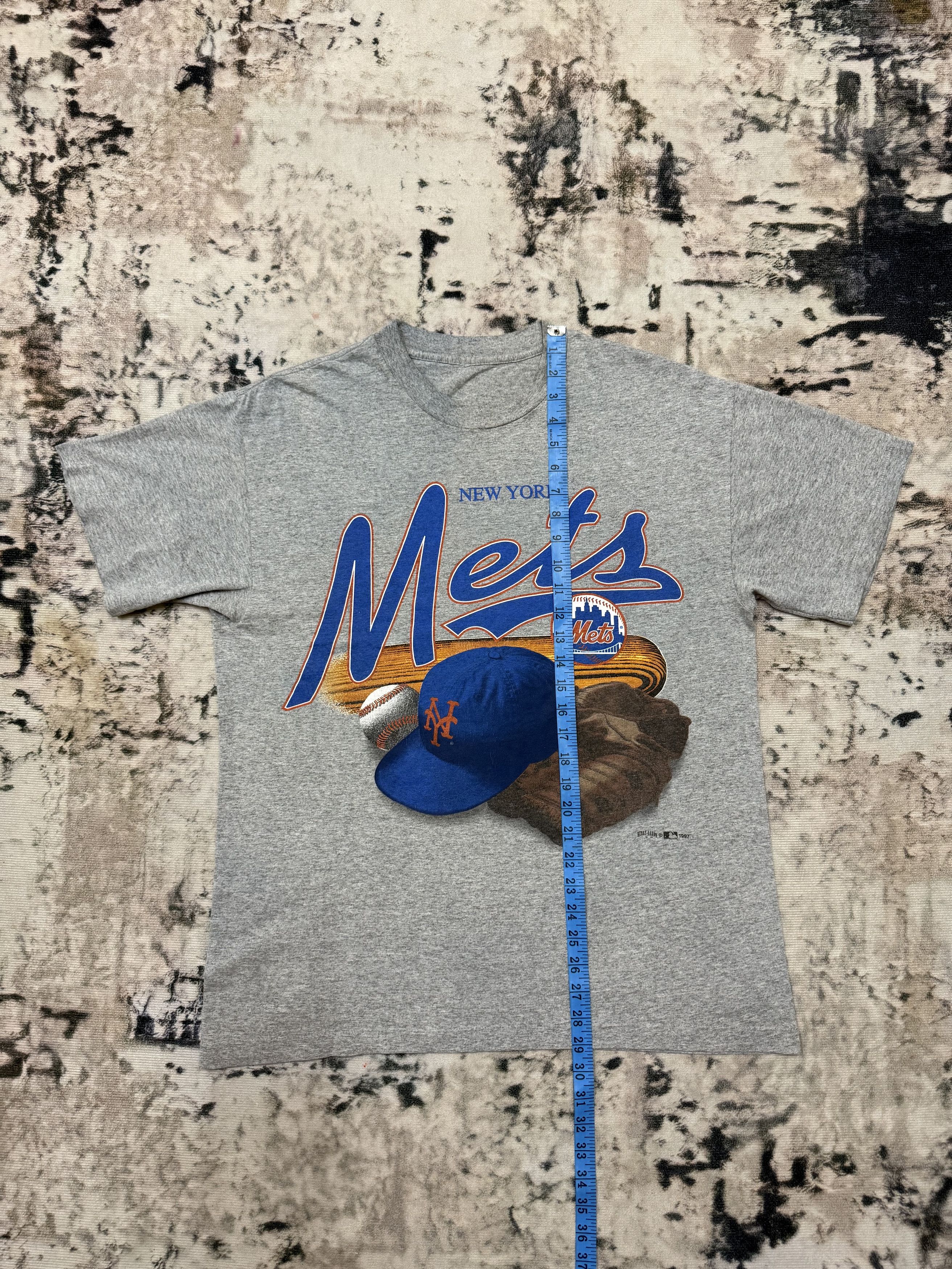 Vintage 90s Mets Henry Aaron Major League Baseball Tshirt