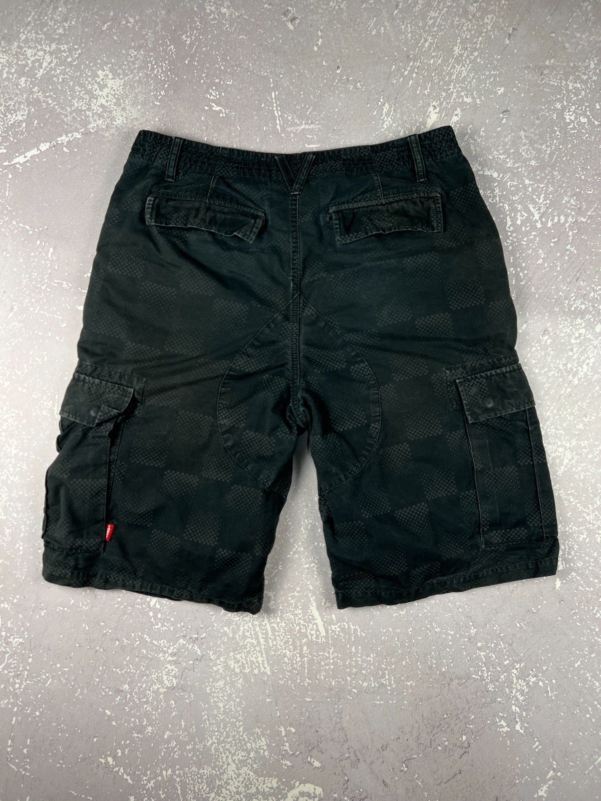 Vans Vintage Vans Sunfaded Checkered Cargo Bermuda Shorts Size US 34 / EU 50 - 4 Thumbnail