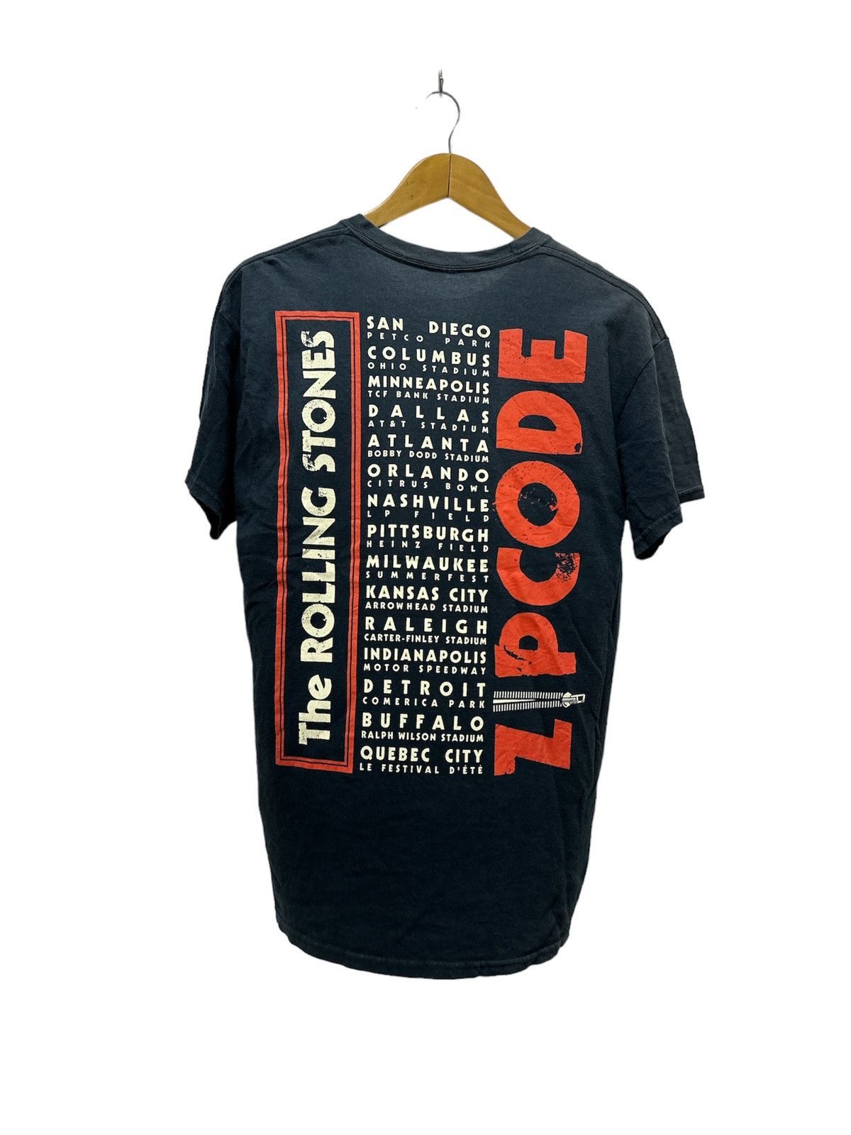 Band Tees The Rolling Stone North American Tour 2015 Zip Code Size US M / EU 48-50 / 2 - 2 Thumbnail