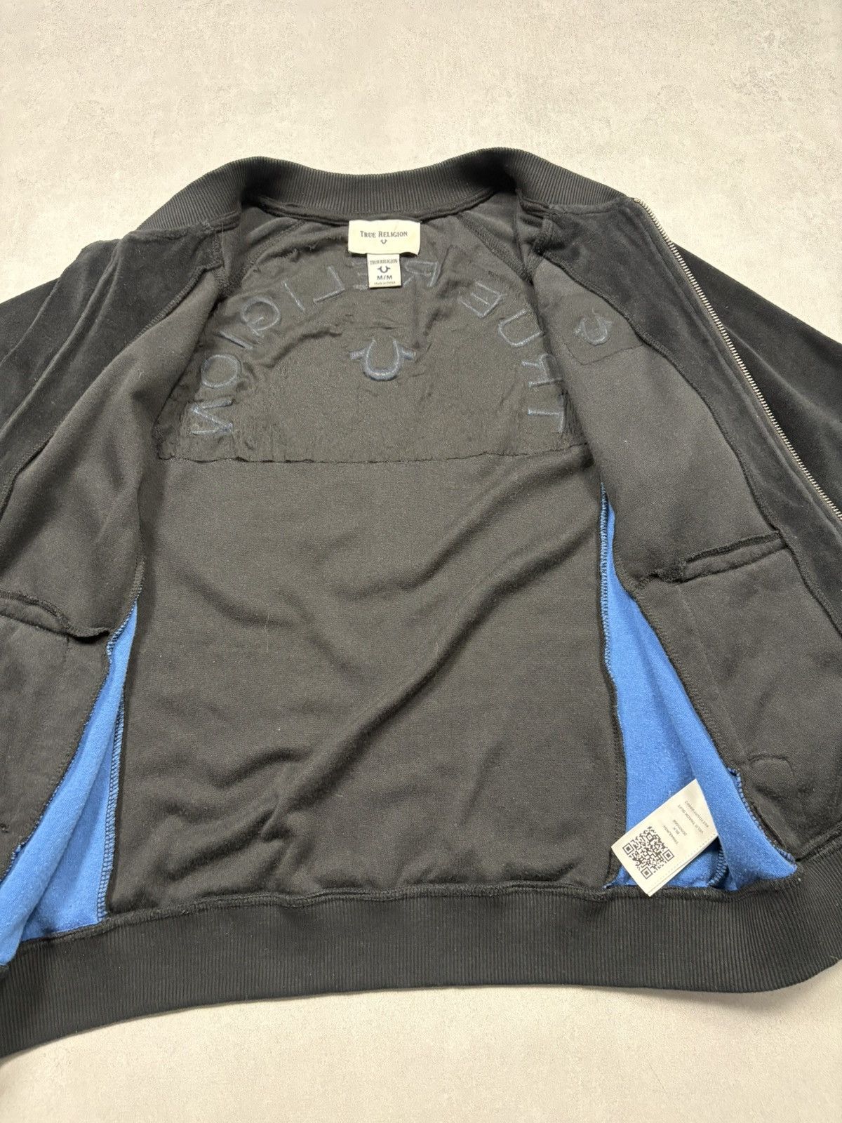 True Religion True Religion Velour Track Jacket Full Zip Japanese M Y2K Size M / US 6-8 / IT 42-44 - 17 Thumbnail
