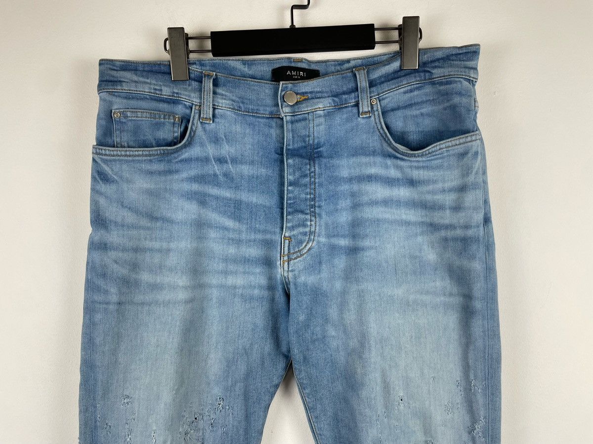 Amiri Amiri Shotgun Ripped Skinny Jeans Size US 36 / EU 52 - 8 Thumbnail