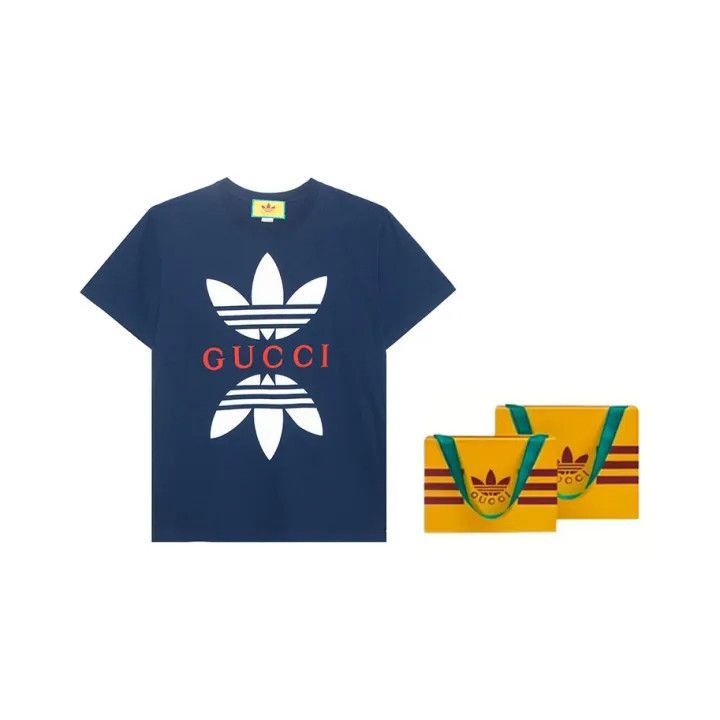 Gucci Gucci Gucci x Adidas Short Sleeve T-Shirt -2506 Size US S / EU 44-46 / 1 - 1 Thumbnail