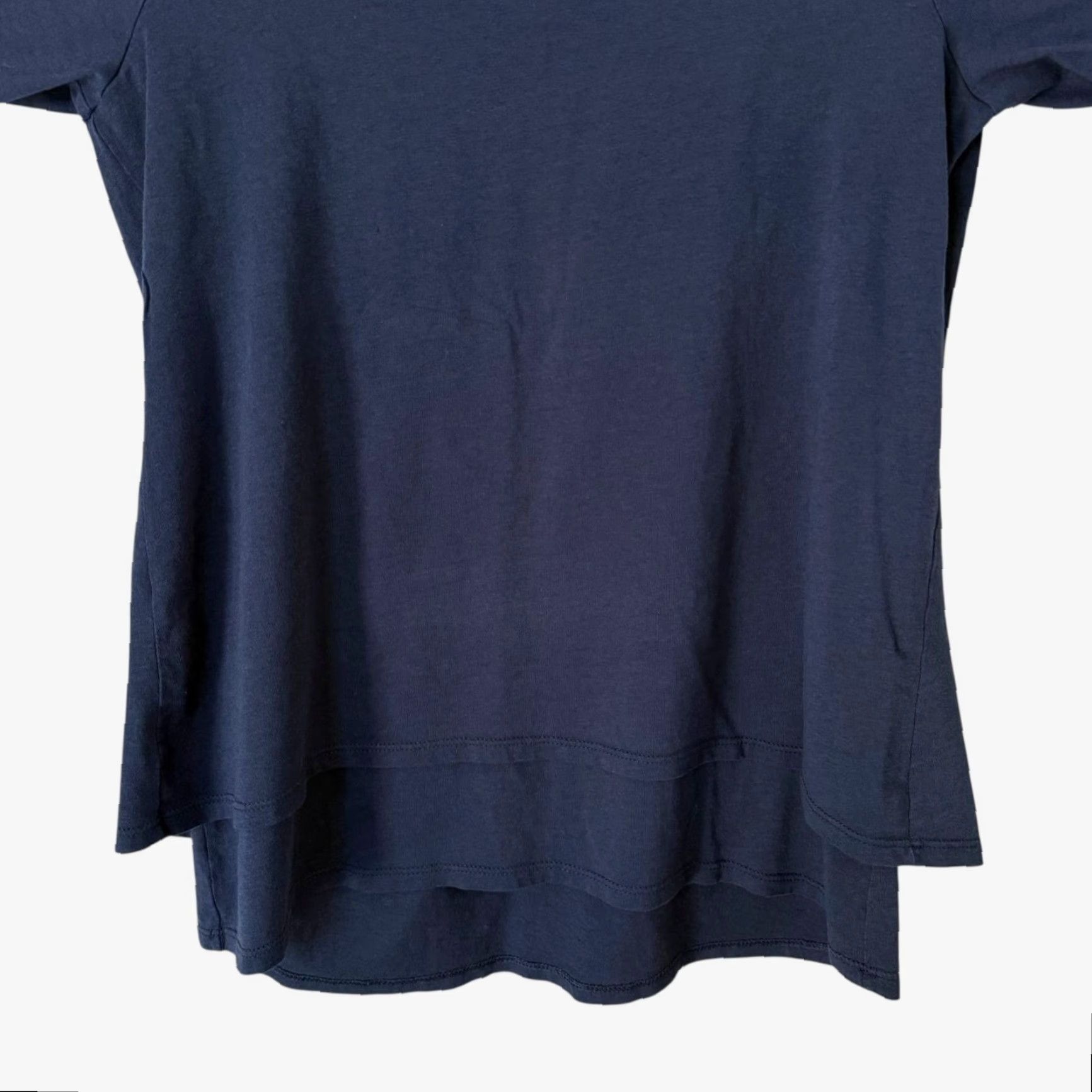J. Jill Pure J.Jill Top Women's Size Small Blue Scoop-Neck 3/4 Sleeve Elliptical Layered Size S / US 4 / IT 40 - 6 Thumbnail