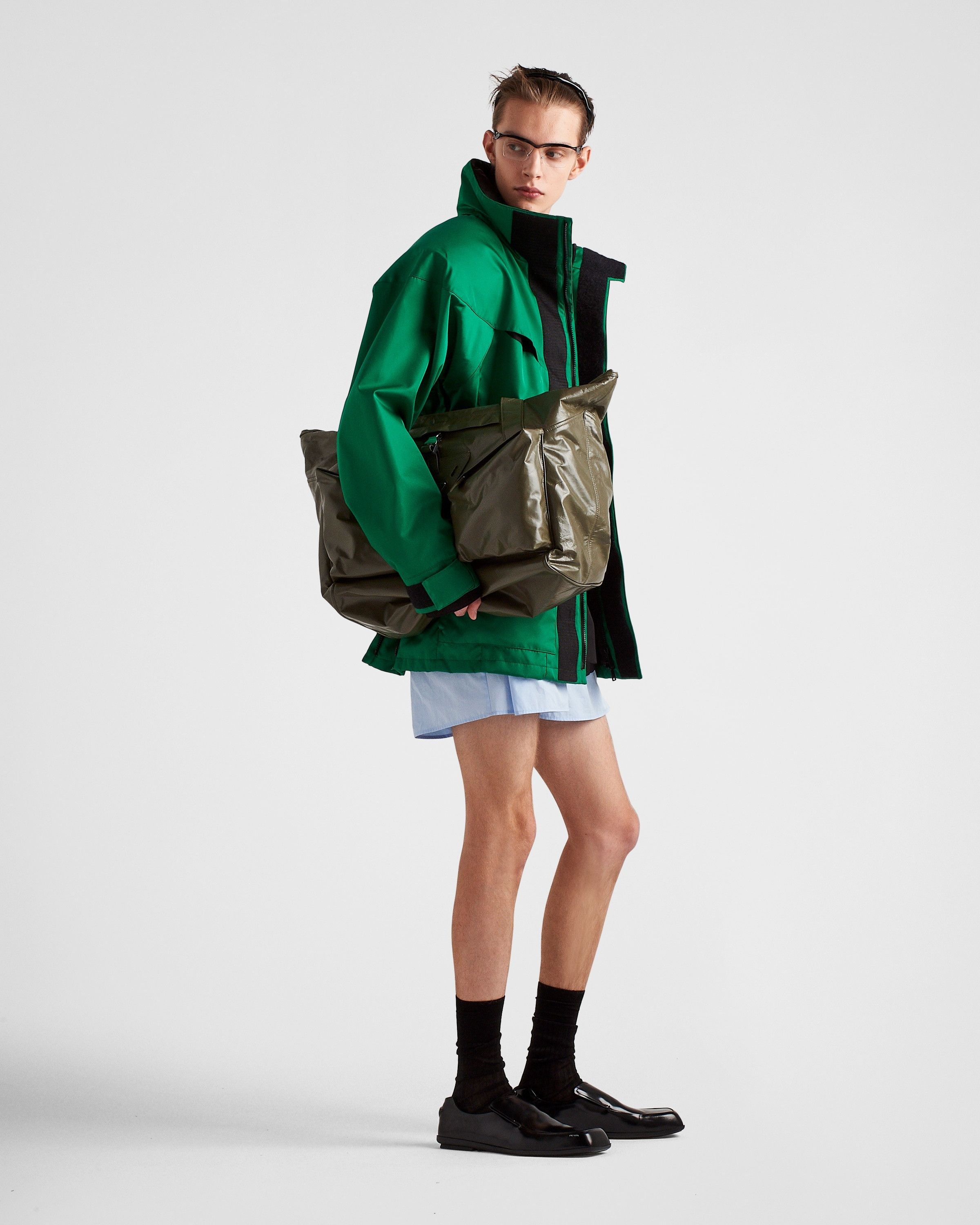 Prada o1bcso1str1025 Size: OS / Soft Lux Bag in Green Size ONE SIZE - 7 Thumbnail