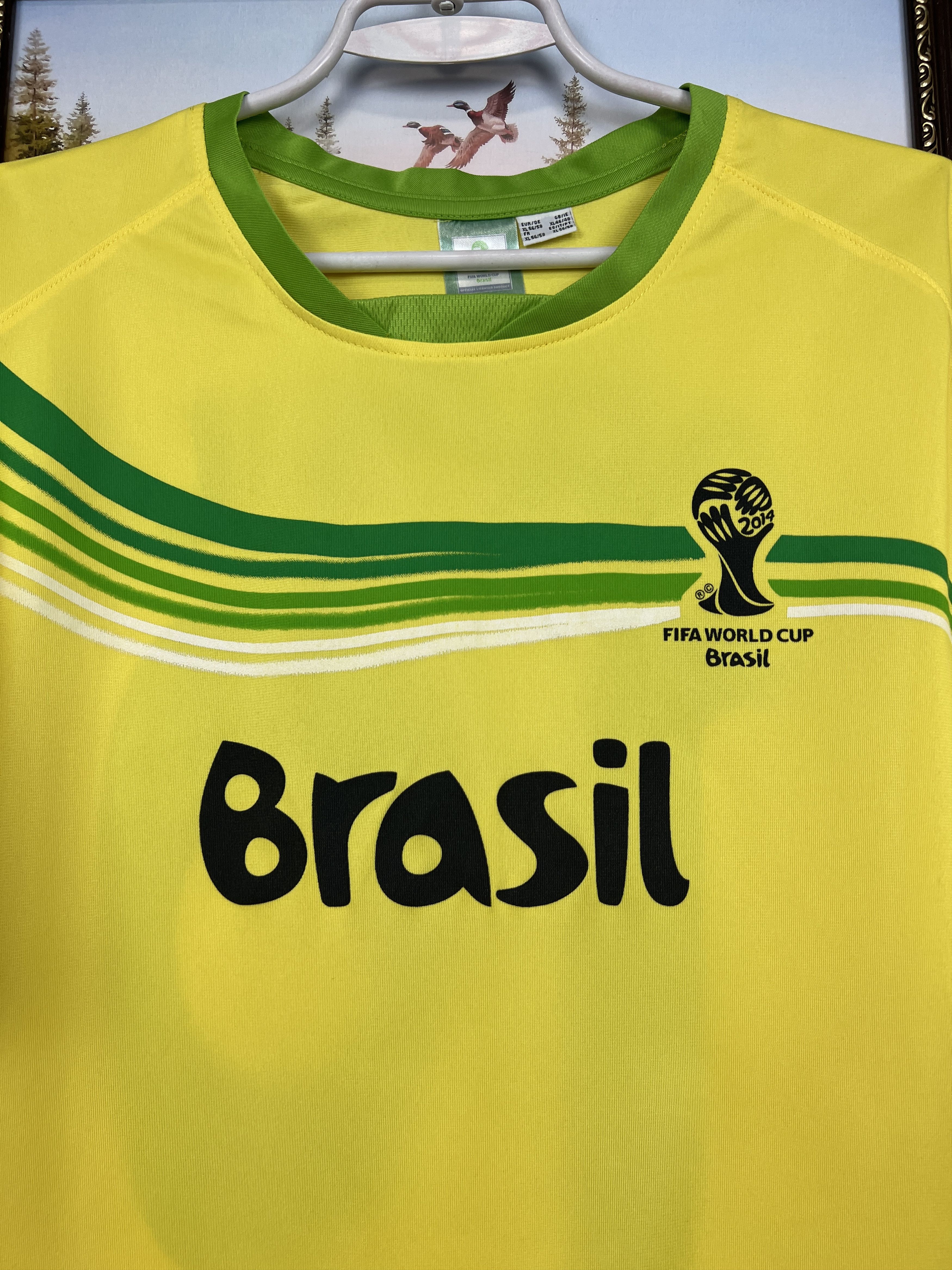 Vintage 2014 Brazil World Cup Football Fun Shirt Soccer Tee Hype Size US XL / EU 56 / 4 - 3 Thumbnail