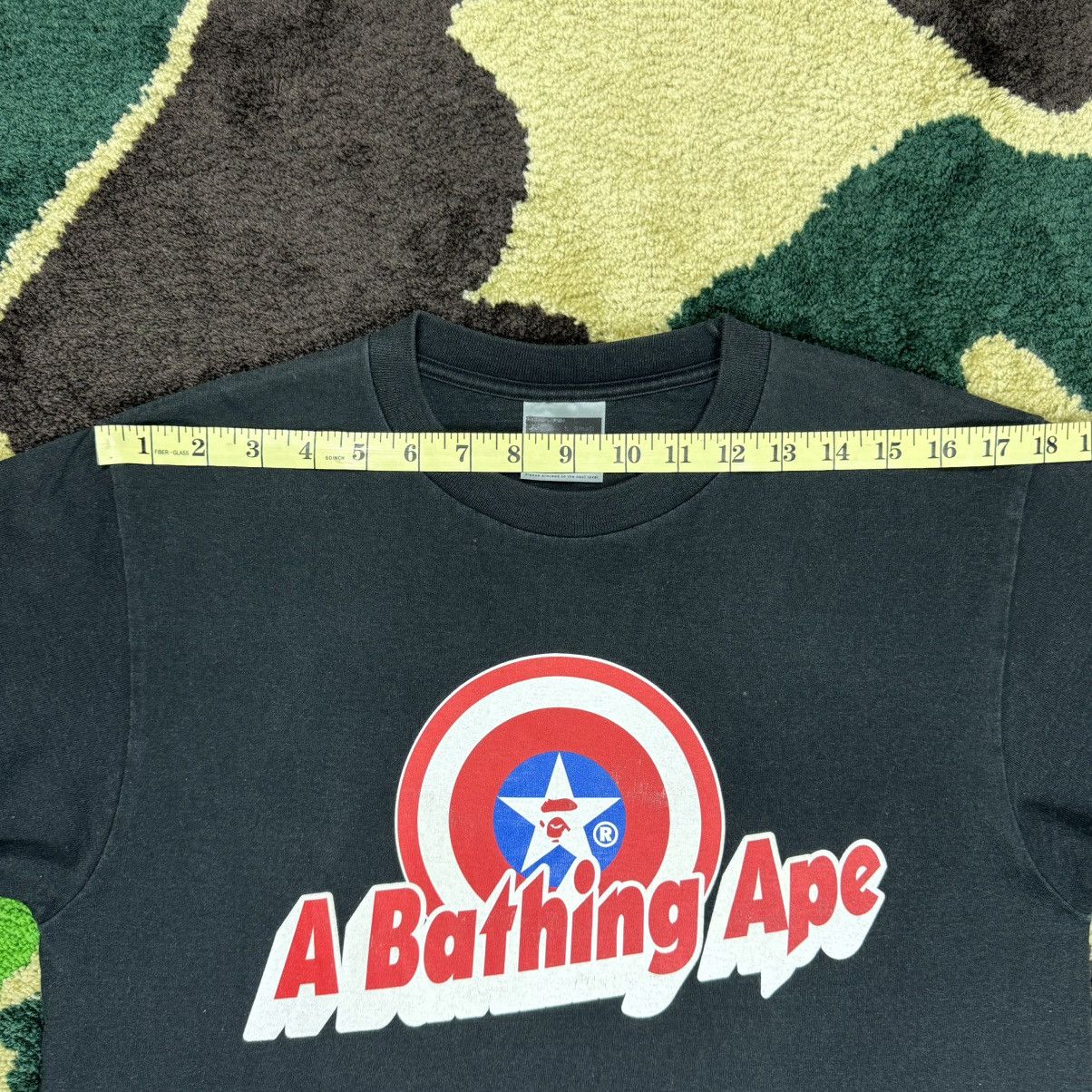 Bape Vintage Bape Captain America T-shirt Size US M / EU 48-50 / 2 - 14 Thumbnail