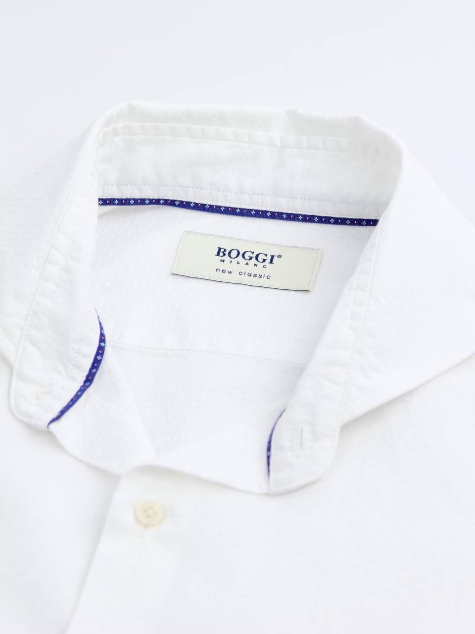 Boggi BOGGI MILANO White cotton shirt Size US L / EU 52-54 / 3 - 8 Thumbnail