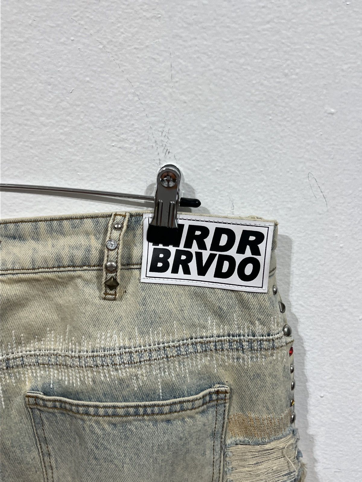 Who Decides War Who Decides War Studded Glass Denim Size US 32 / EU 48 - 6 Thumbnail