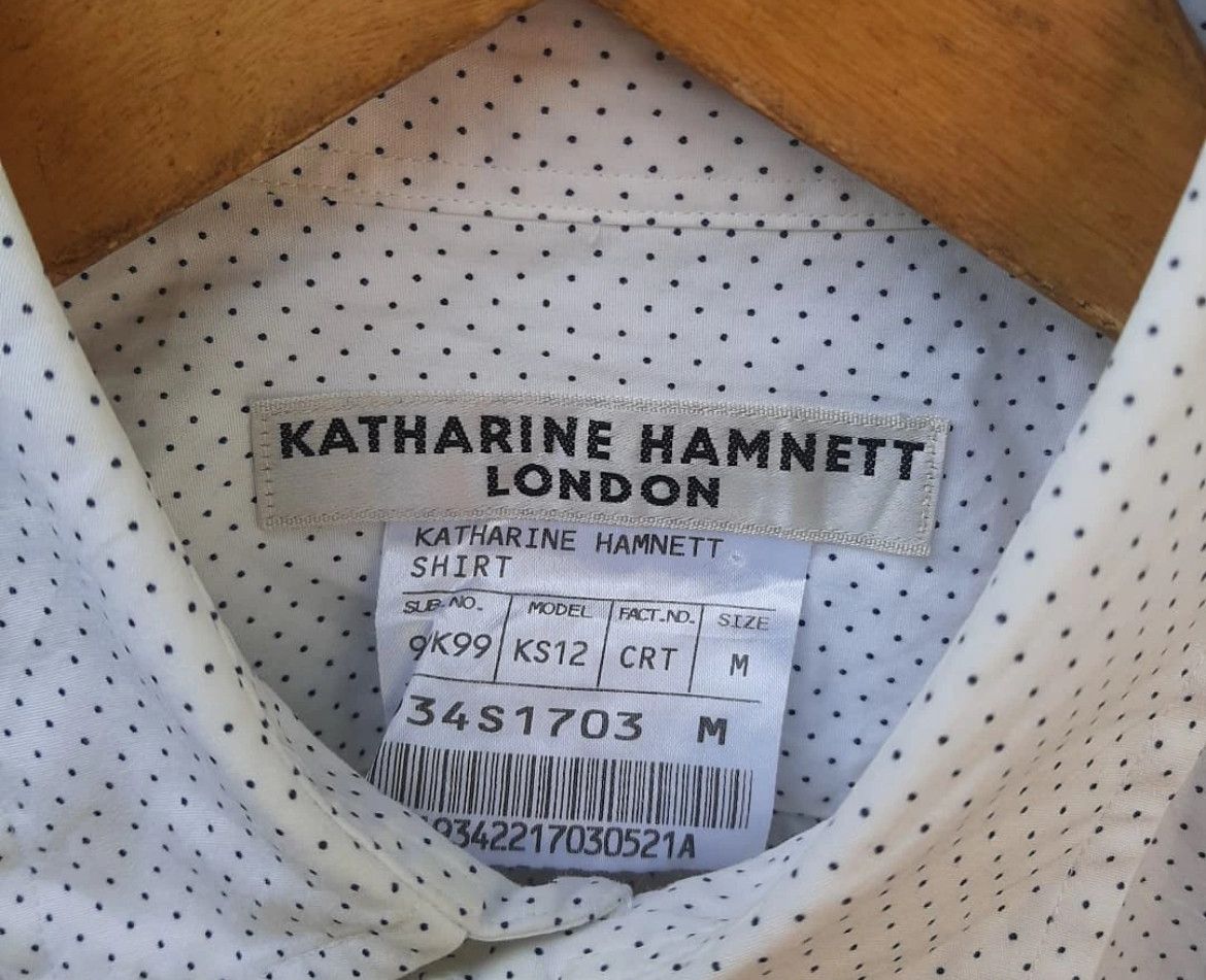 Katharine Hamnett London 2000s Katharine Hamnett London Polkadot Shirt Size US M / EU 48-50 / 2 - 3 Thumbnail