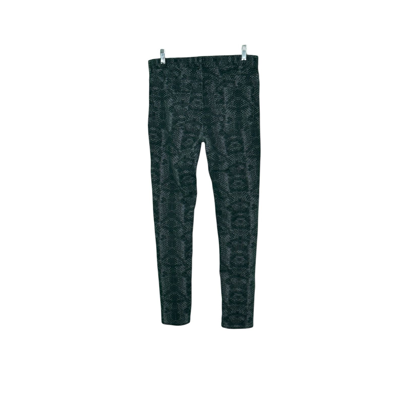 H&M H&M gray snake print skinny fit jeans size 31 Size 32" / US 10 / IT 46 - 19 Thumbnail