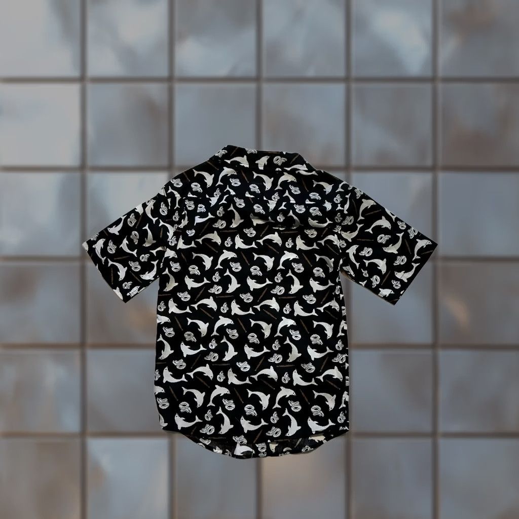 Odd Future Odd Future OFWGKTA Jasper Dolphin Joint Blunt AOP S/S Button Shirt Sz S Mens Black Button Short Sleeve Shirt Size US S / EU 44-46 / 1 - 1 Thumbnail