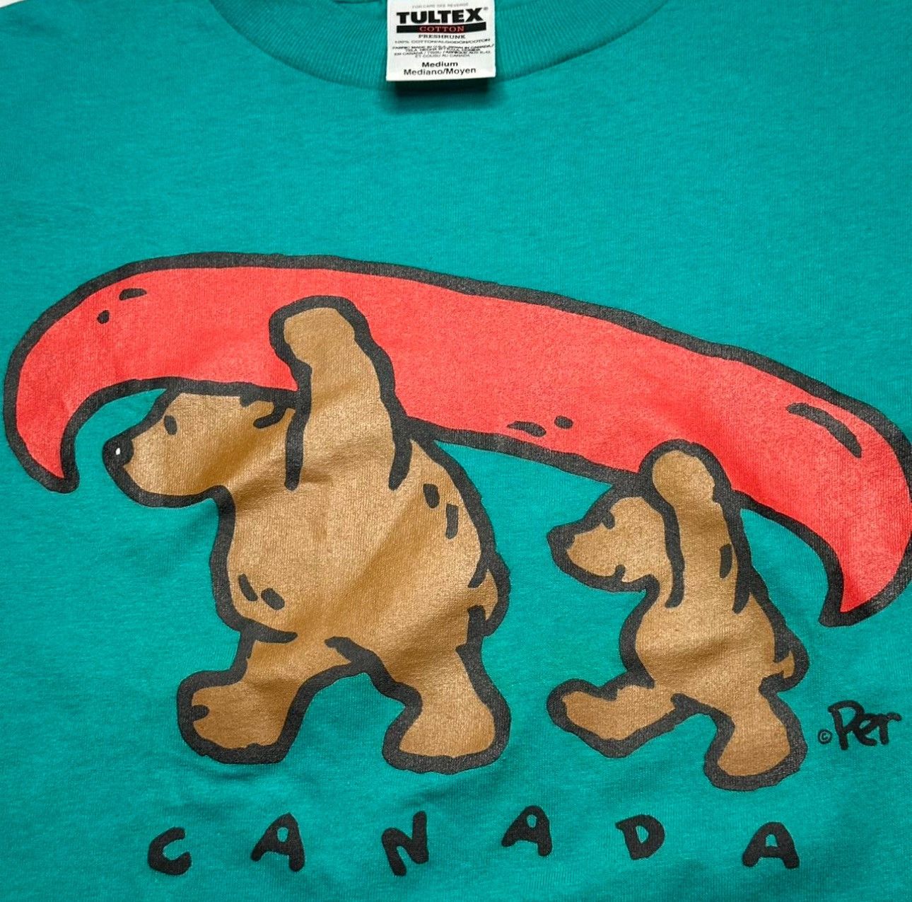 Vintage Vintage Animal Nature Canada Bear T-shirt Size US M / EU 48-50 / 2 - 2 Thumbnail
