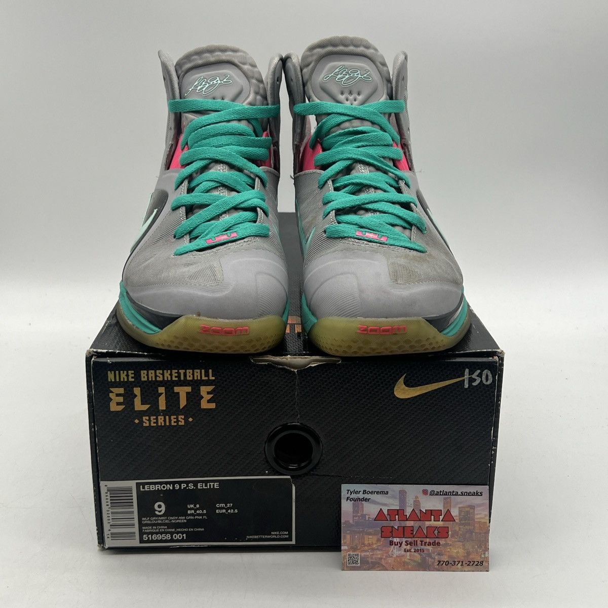 Nike Lebron 9 south beach Size US 9 / EU 42 - 2 Thumbnail