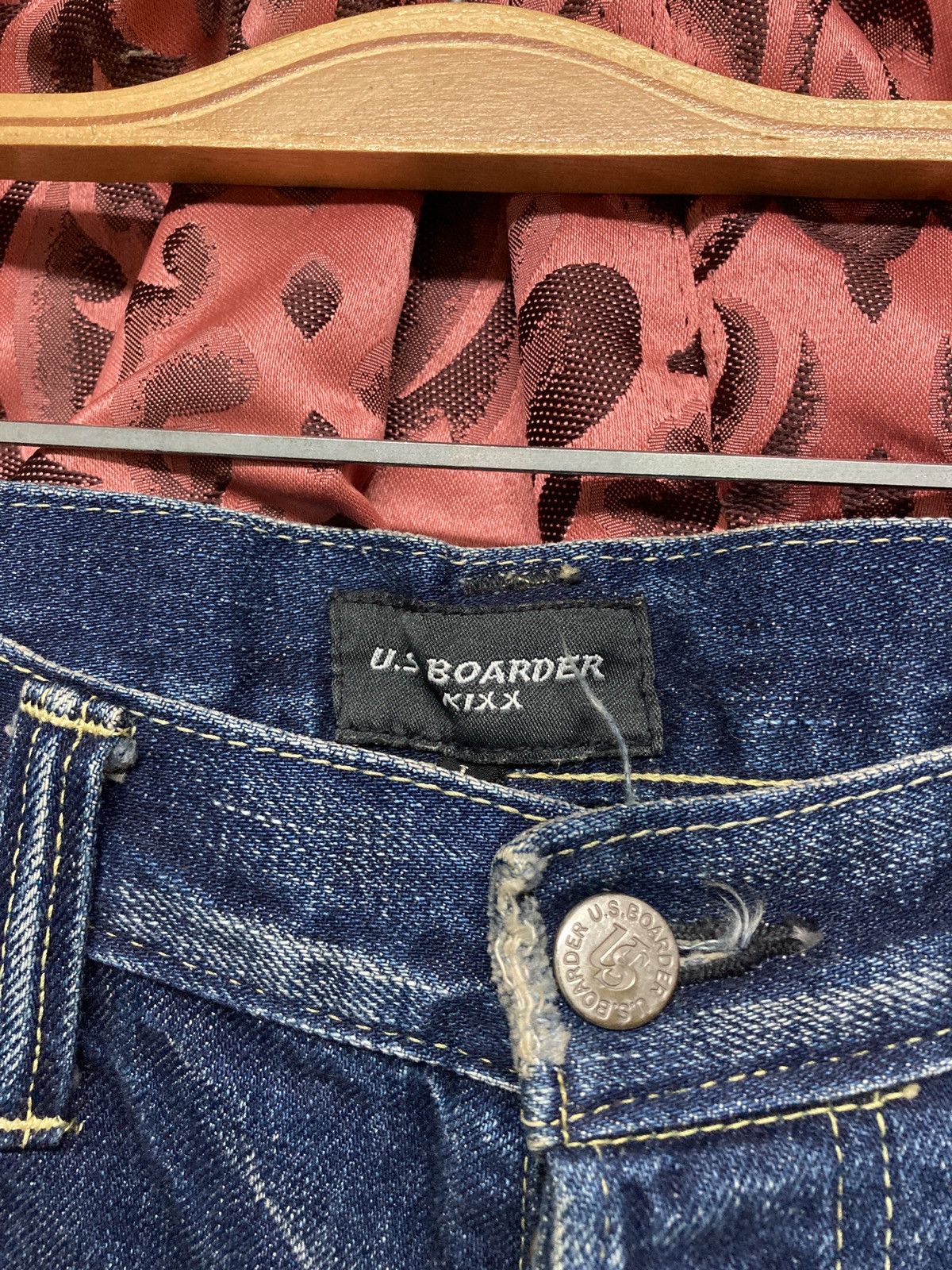 Japanese Brand US BOARDER KIXX SELVEDGE JAPAN JEAN Size US 35 - 13 Thumbnail