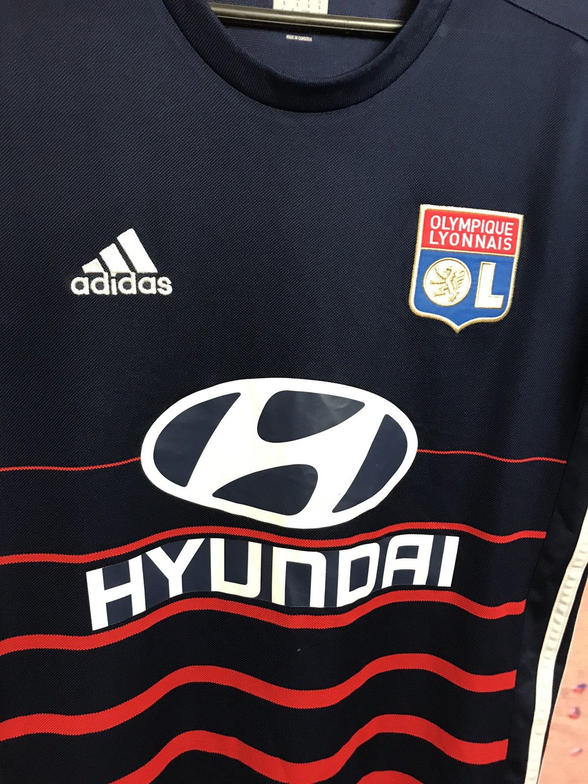 Adidas Olympique Lyonnais Lyon soccer jersey Size US S / EU 44-46 / 1 - 3 Thumbnail