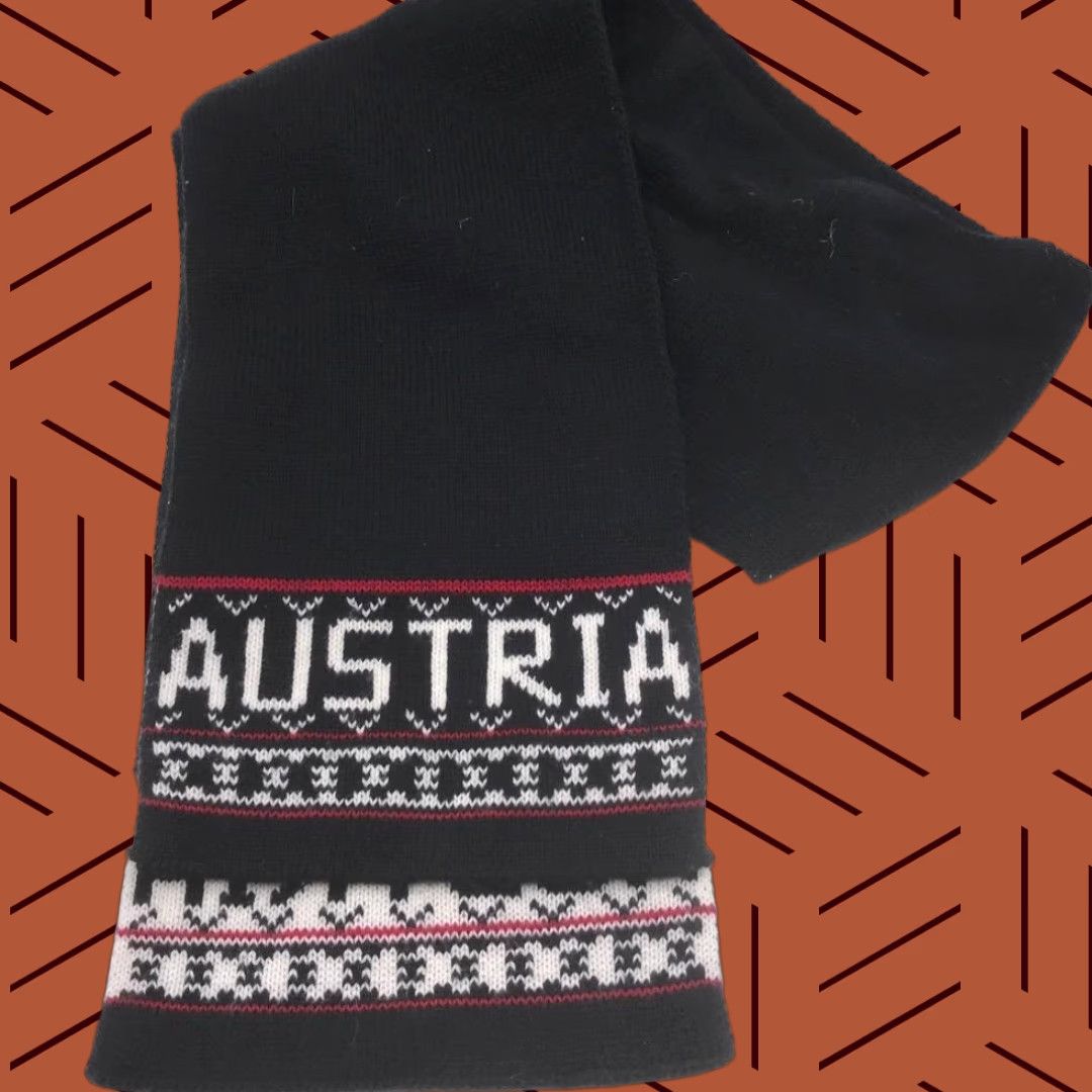 Vintage VINTAGE Austria Knit Winter Scarf Size ONE SIZE - 1 Preview