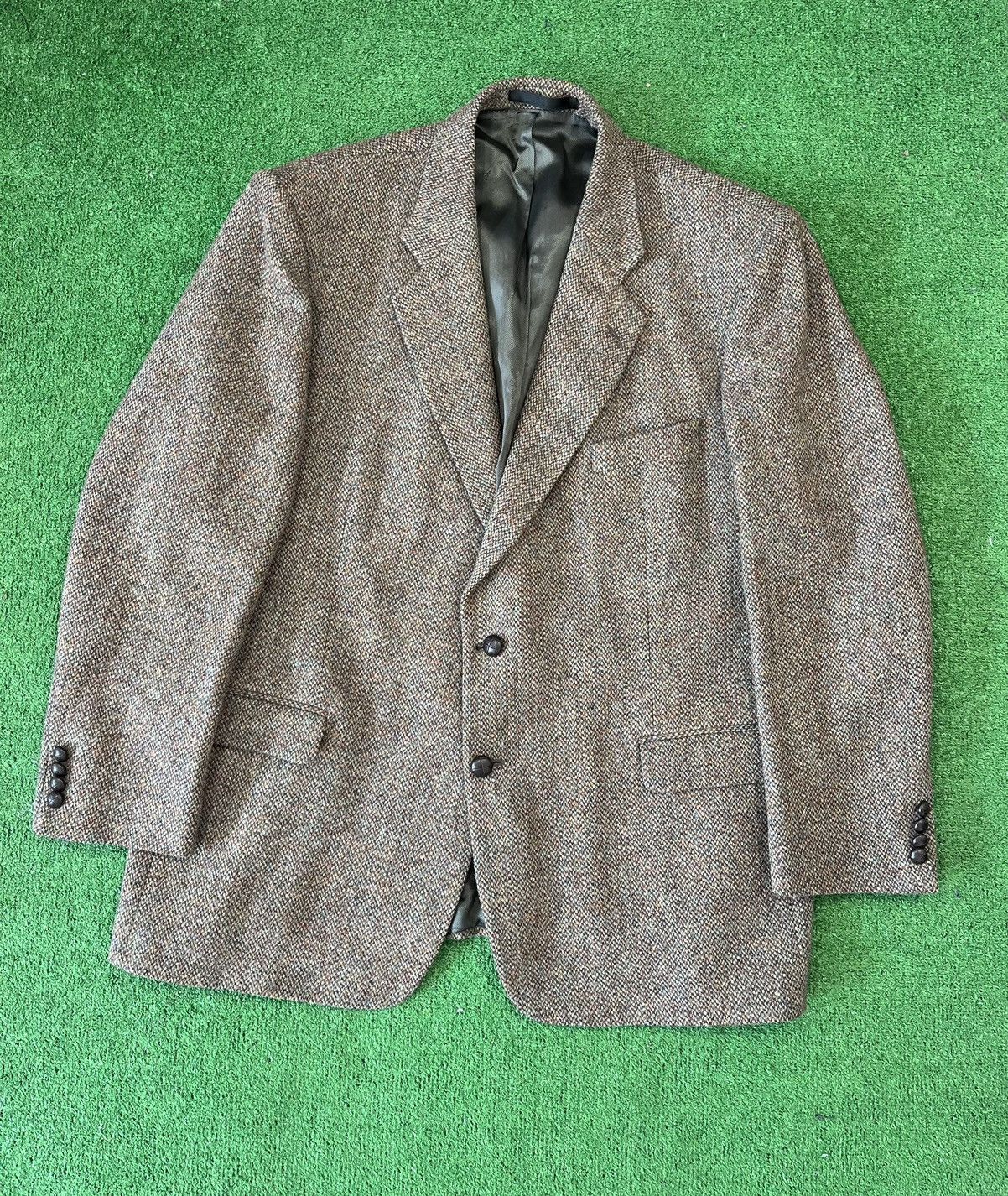 Vintage Harris Tweed Wool Blazer Vintage | Grailed