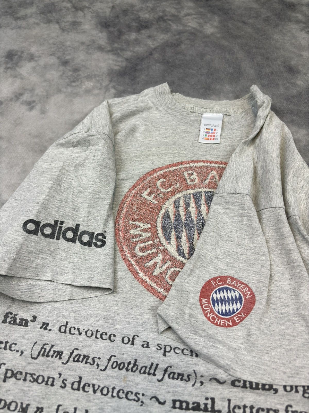 Adidas 90s Bayern Munich Adidas Vintage Soccer T-shirt Football Size US M / EU 48-50 / 2 - 3 Thumbnail