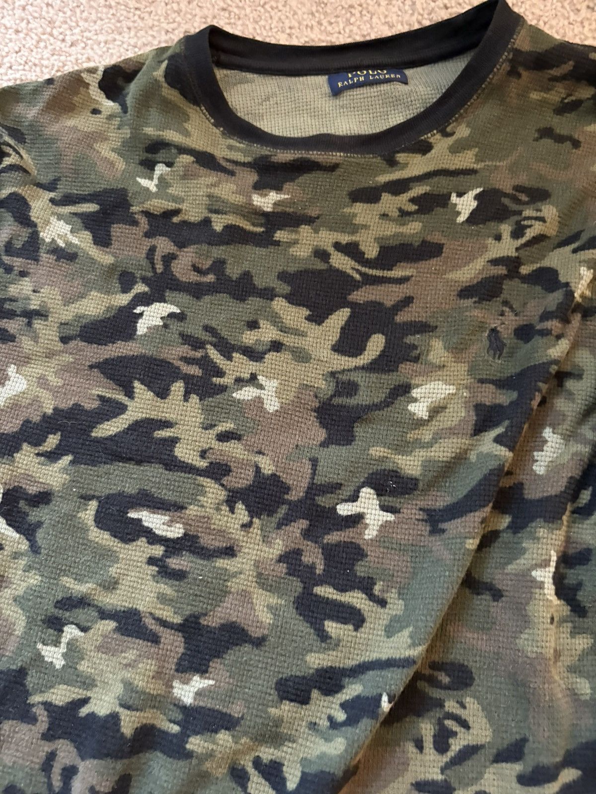 Polo Ralph Lauren POLO RALPH LAUREN CAMO THERMAL LONG SLEEVE SHIRT Size US M / EU 48-50 / 2 - 3 Thumbnail