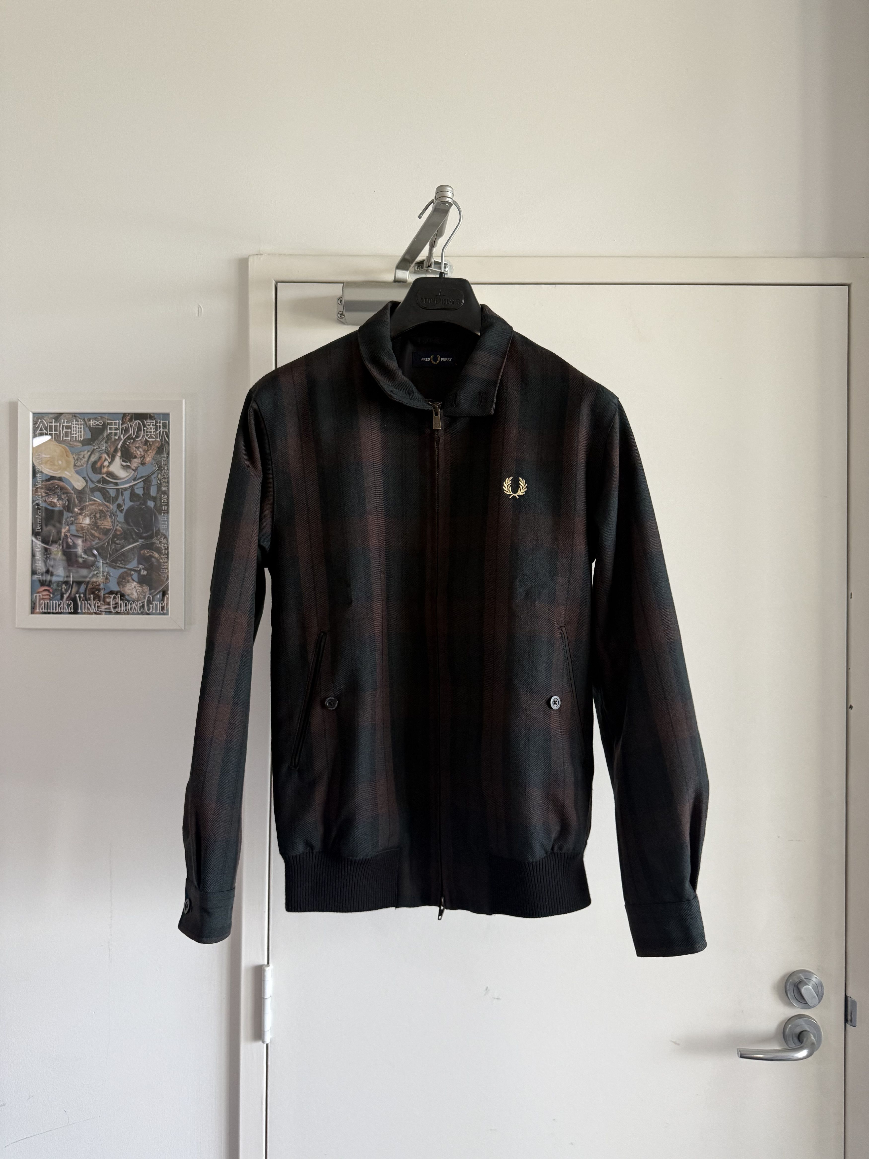 Fred Perry VINTAGE FRED PERRY TARTAN SILK LINED BOMBER Size US S / EU 44-46 / 1 - 1 Thumbnail