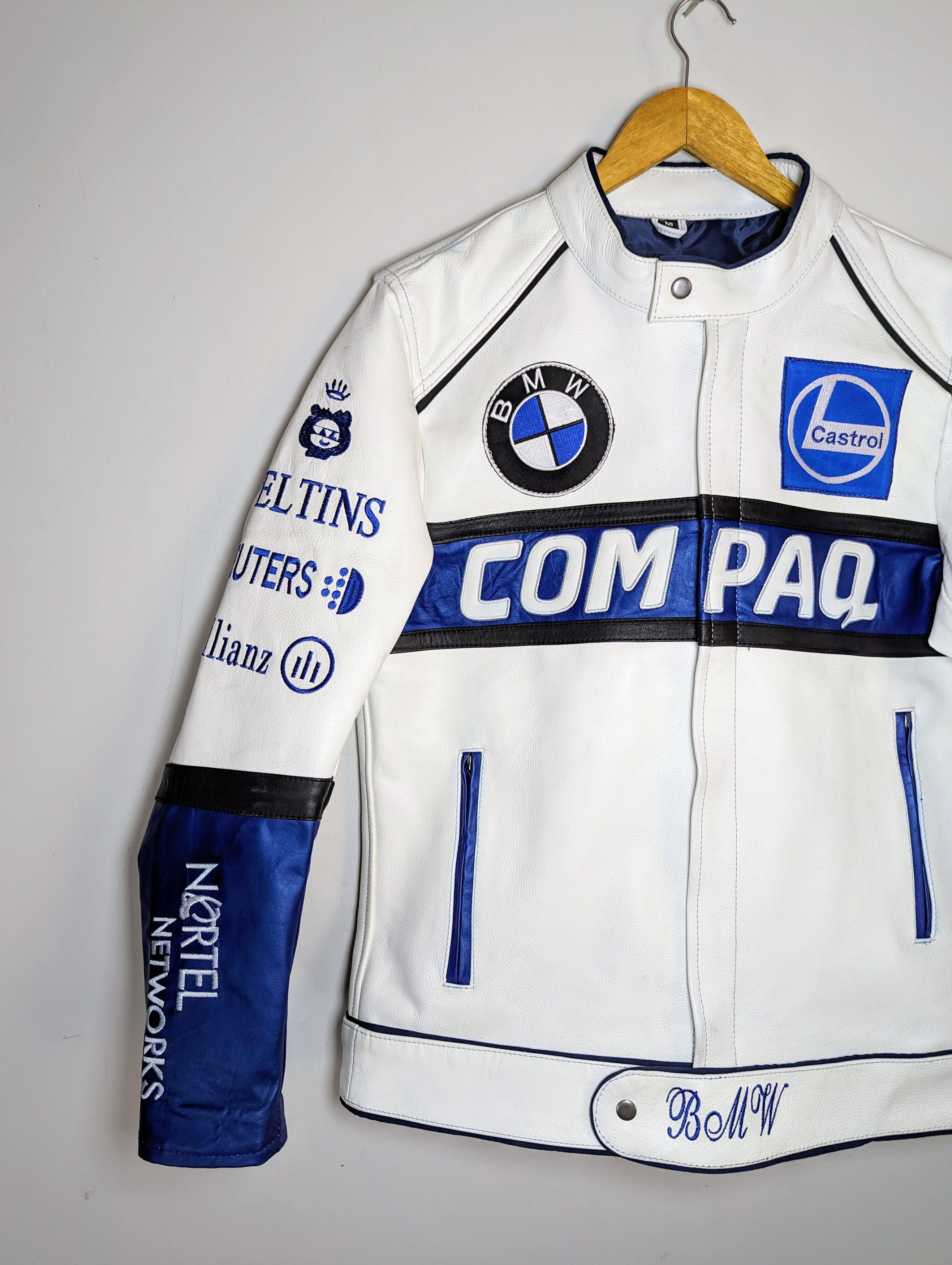 Vintage 💀🔥 BMW 🔥💀 RACING LEATHER JACKET RARE STREETWEAR Size US M / EU 48-50 / 2 - 3 Thumbnail