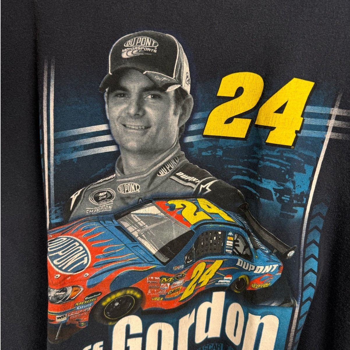 NASCAR × Vintage VTG 90s Nascar Jeff Gordon Shirt Sz XL Navy Blue Long Sleeve Size US XL / EU 56 / 4 - 7 Thumbnail