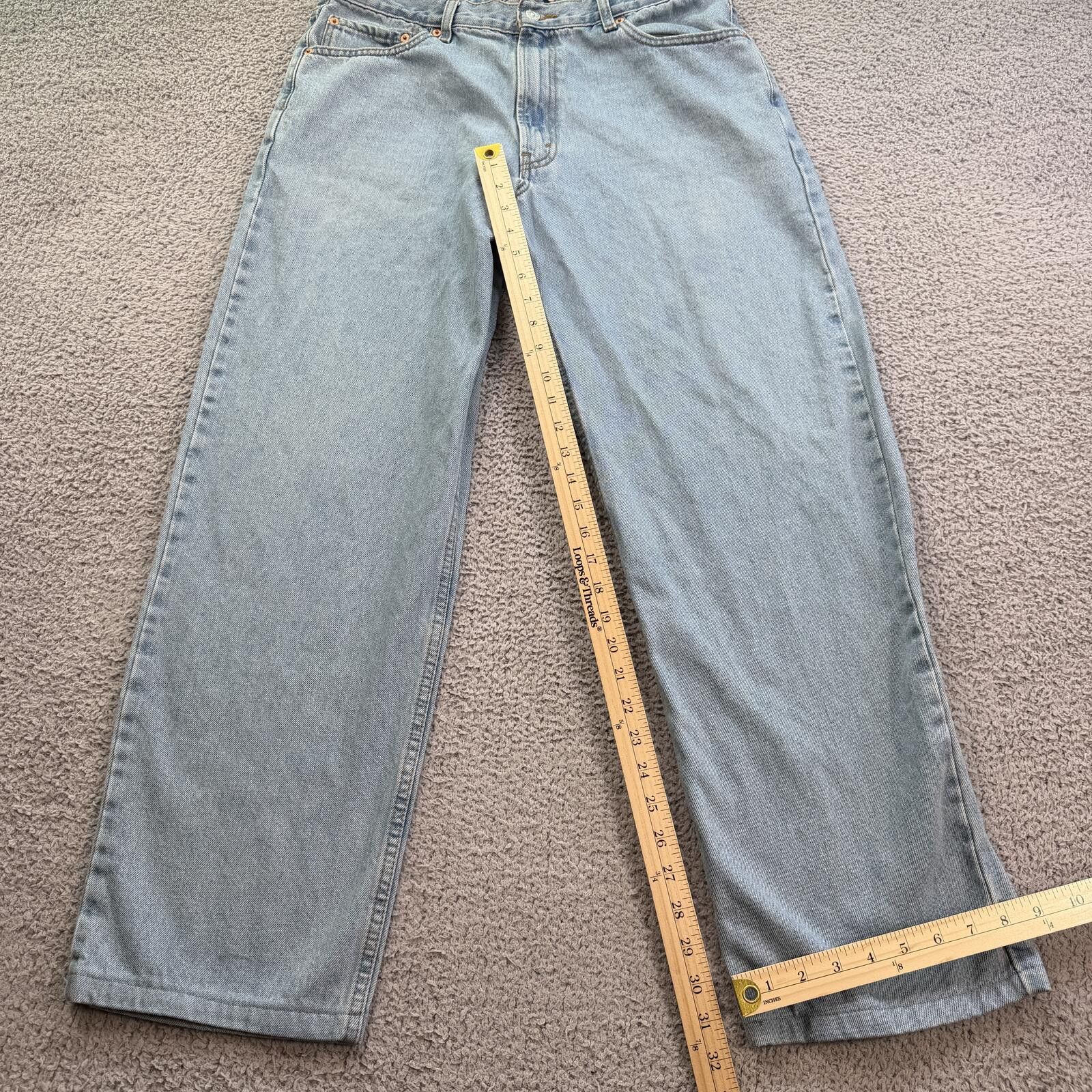 Levi's Vintage Y2K Levis 550 Relaxed Fit Baggy Light Wash Jeans 36 Size US 36 / EU 52 - 4 Thumbnail