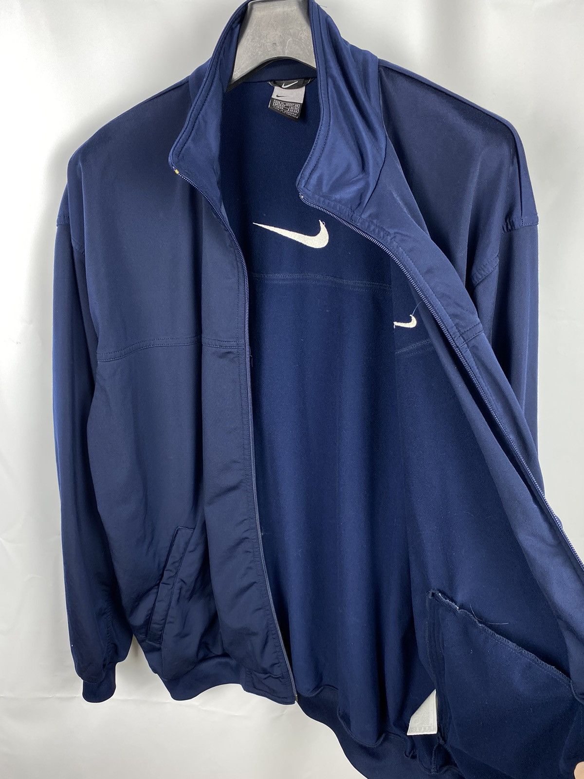 Nike × Vintage Nike Vintage Track Jacket Zip-Up 00s Men size XL Size US XL / EU 56 / 4 - 10 Thumbnail