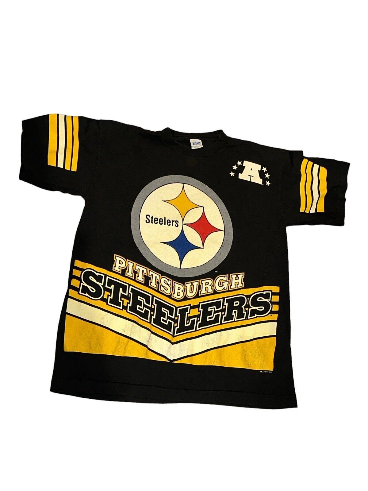 NFL × Vintage VTG 1995 Pittsburgh Steelers Big Graphic Salem Tee | Grailed