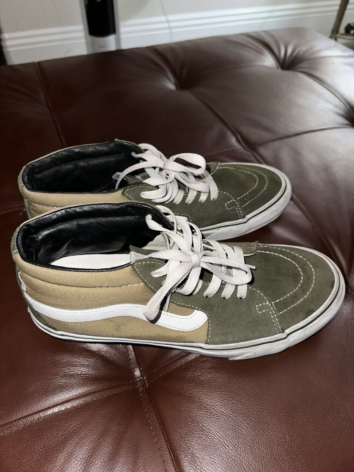 JJJJound × Vans Jjjjound x Vans Sk8-Mid Green Size 9 Size US 9 / EU 42 - 3 Thumbnail