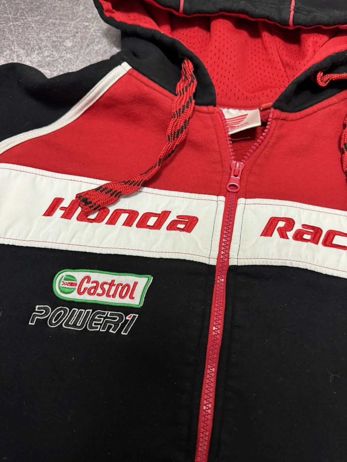 Honda Honda Racing Full Zip Vintage Hoodie Size US S / EU 44-46 / 1 - 8 Thumbnail