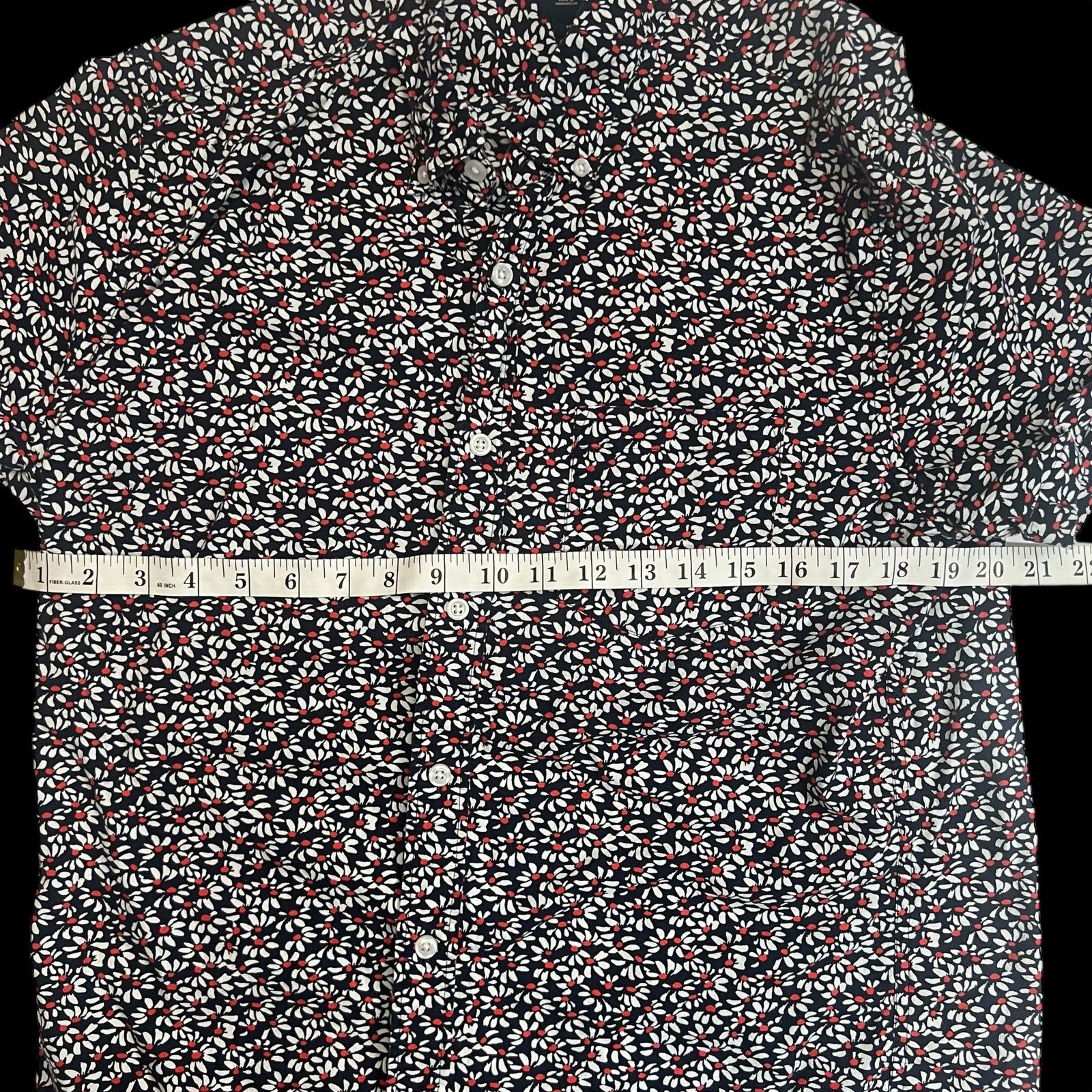 J.Crew J.Crew Men’s Short Sleeve Button-Up Shirt White Floral Print Size US M / EU 48-50 / 2 - 7 Thumbnail