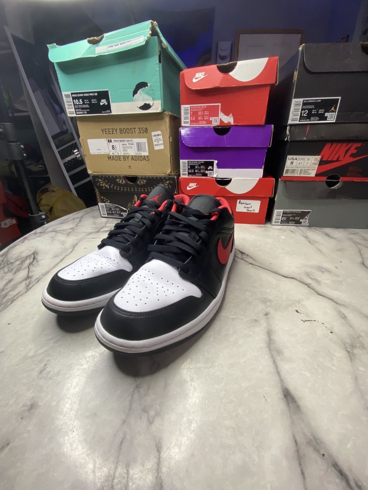 Jordan Brand Jordan 1 low fire red Size US 12 / EU 45 - 5 Thumbnail