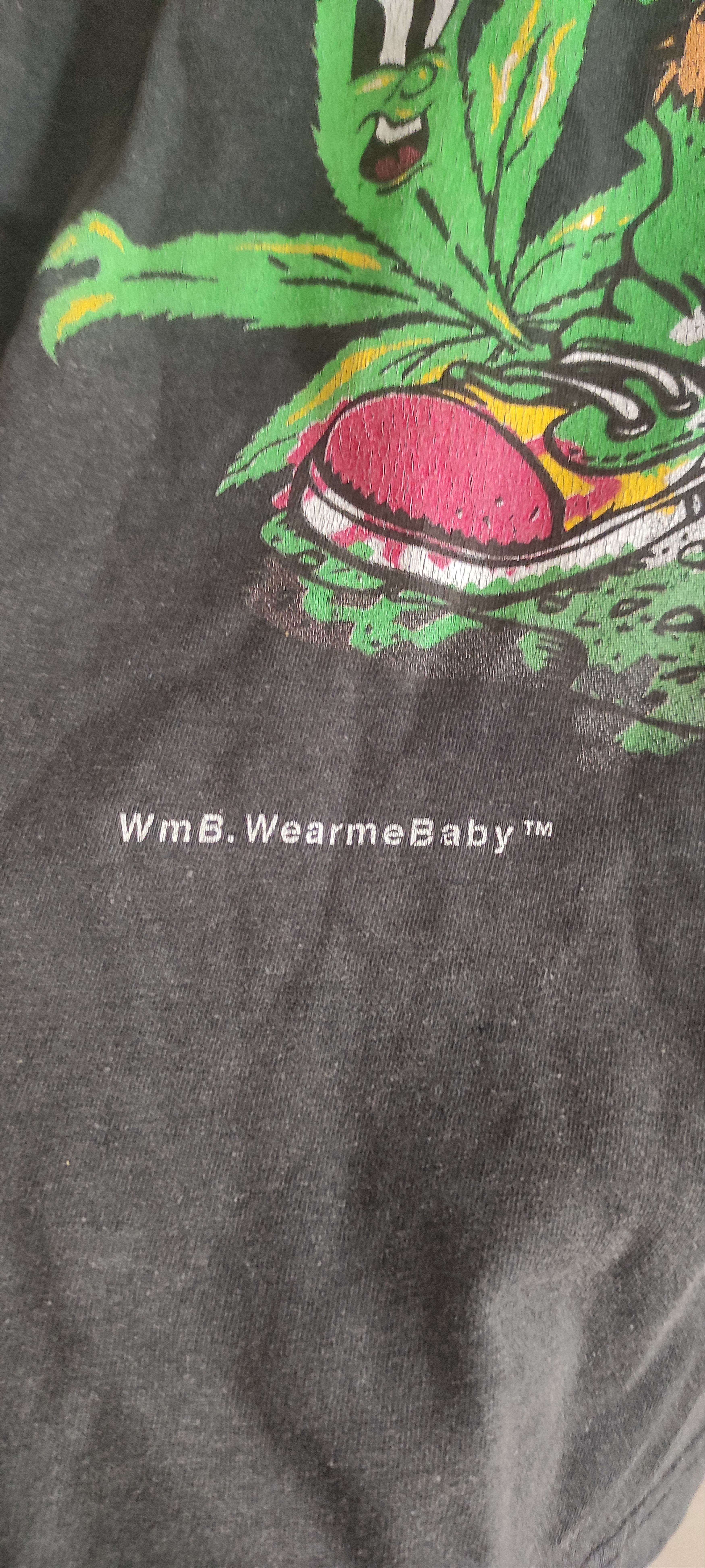 Vintage Vintage 90s Wear Me Baby Rasta Peace Parody tee Shirt Size US M / EU 48-50 / 2 - 4 Thumbnail