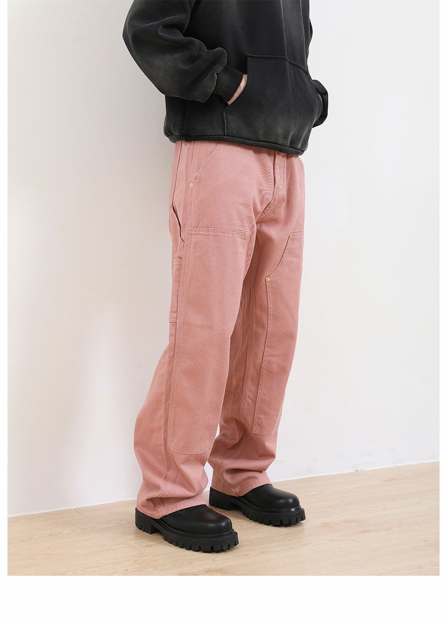 double knee skate hiphop carpenter pants