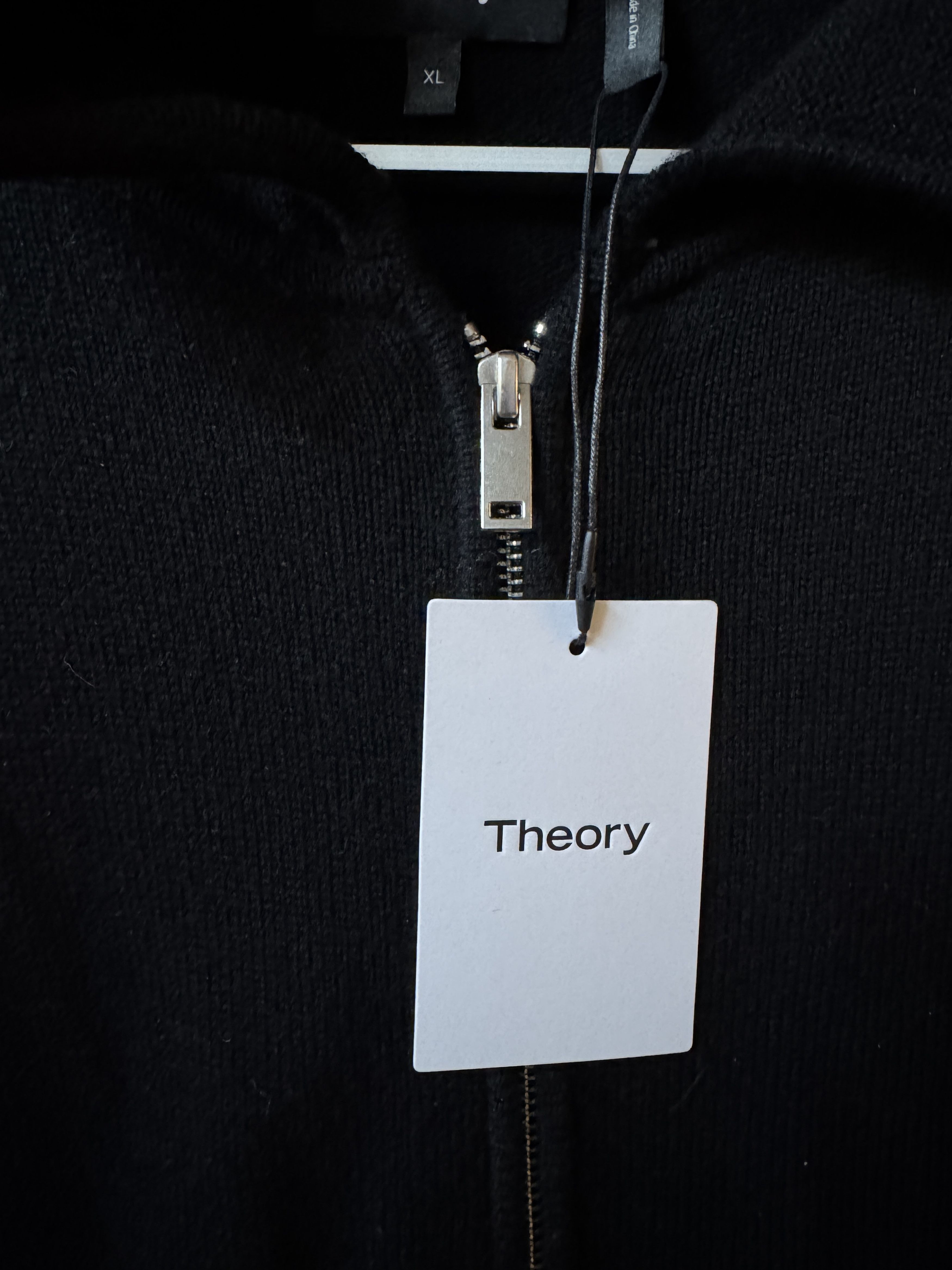Theory Wool / Cashmere Theory Zip Front Sweater Hoodie Size US XL / EU 56 / 4 - 2 Thumbnail