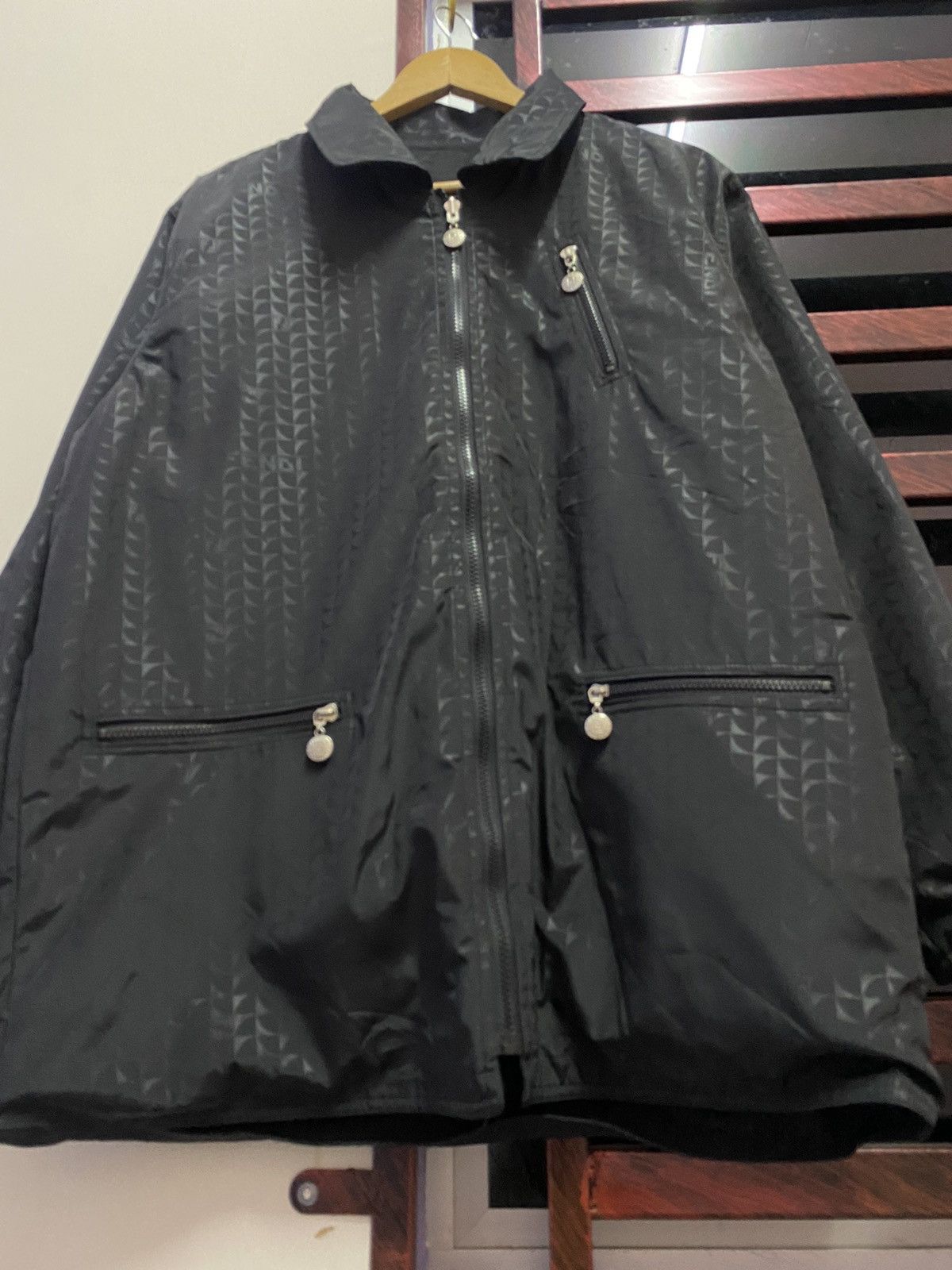 Fendi FENDI zucca Reversible Jacket Monogram Black Nylon Size US XL / EU 56 / 4 - 7 Thumbnail