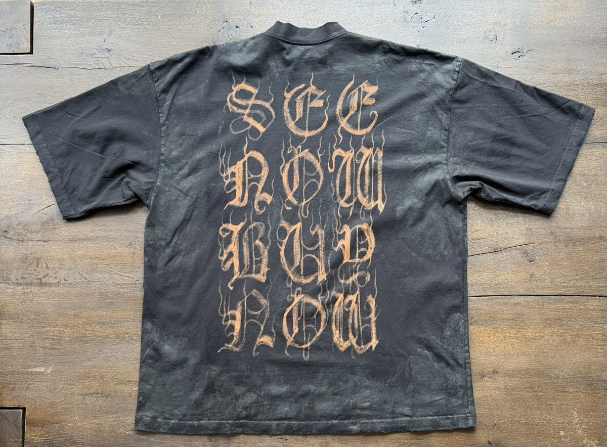 Balenciaga Distressed Gothic logo oversized size large L Size US L / EU 52-54 / 3 - 7 Thumbnail