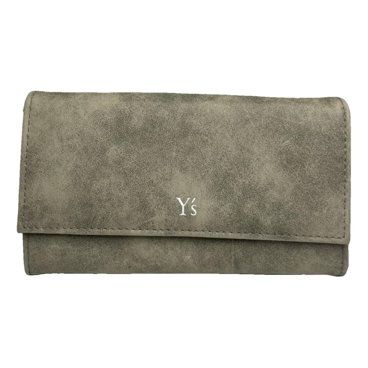 Y's Grey Suede Wallet Size ONE SIZE - 1 Thumbnail