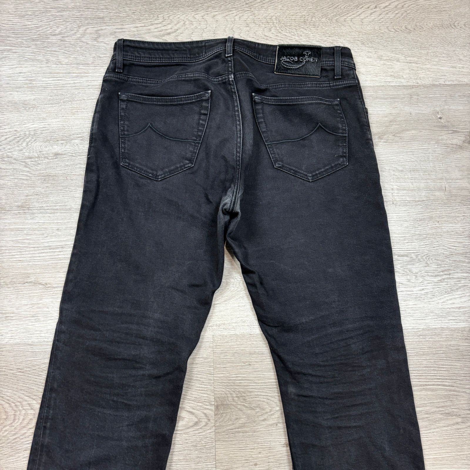 Jacob Cohen Jacob Cohen J620 Handmade Tailored Black Jeans Men's 36x31 Size US 36 / EU 52 - 4 Thumbnail