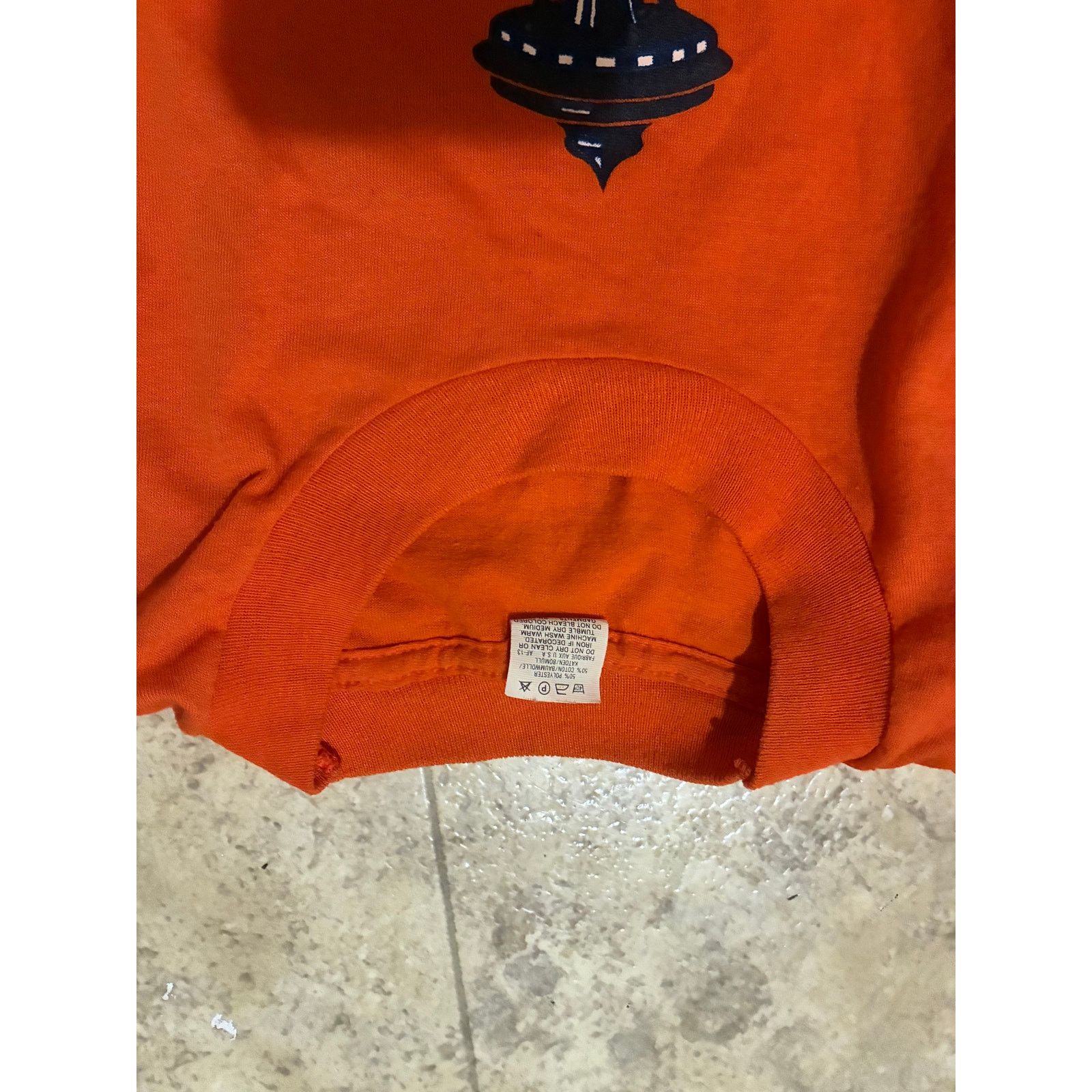 Other Vintage 1989 Fighting Illini Orange XL T-Shirt Screen Stars Size US XL / EU 56 / 4 - 3 Thumbnail