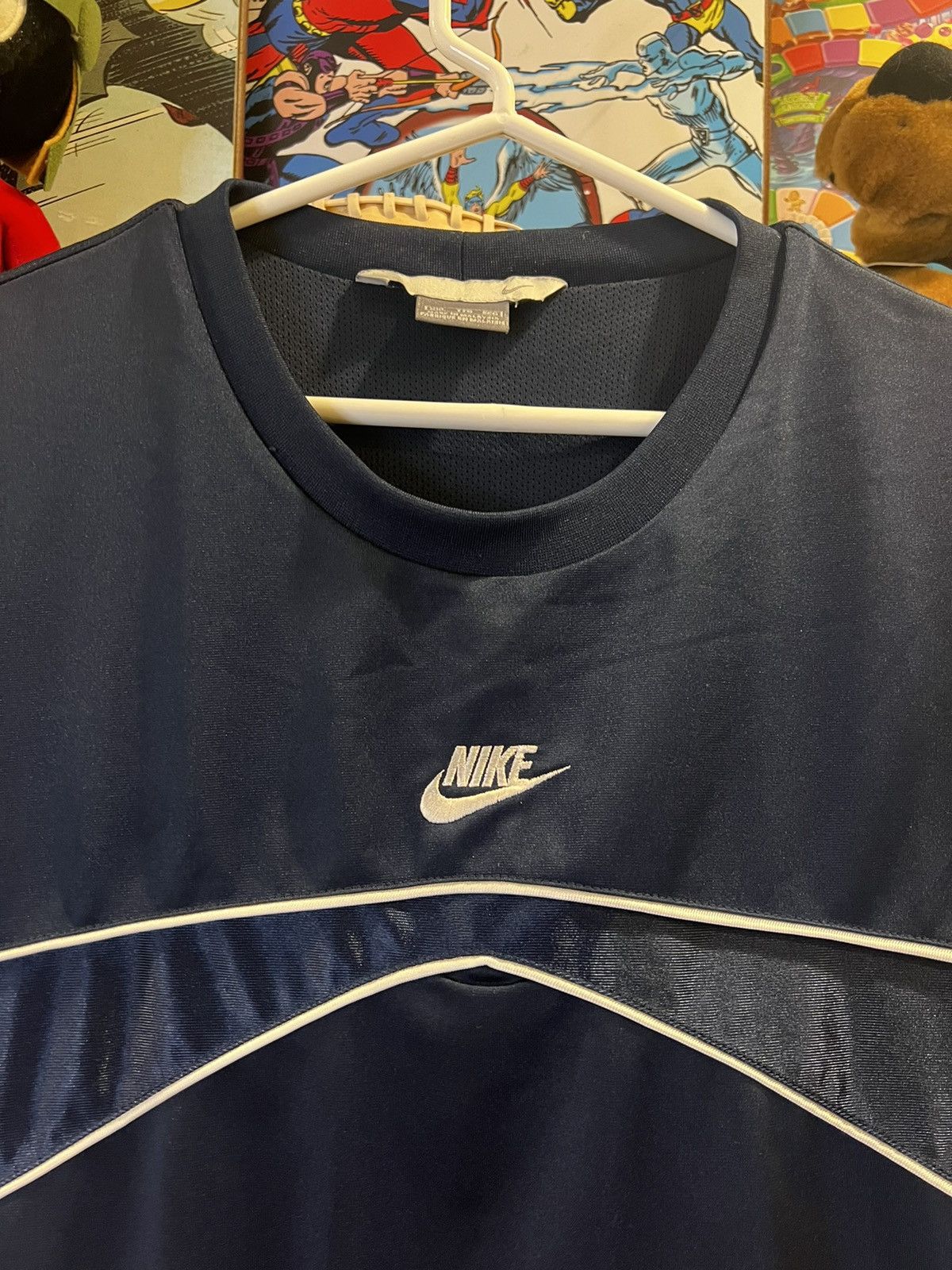 Nike × Vintage Vintage Nike Center Swoosh Sleeveless Tee Size US XXL / EU 58 / 5 - 2 Thumbnail