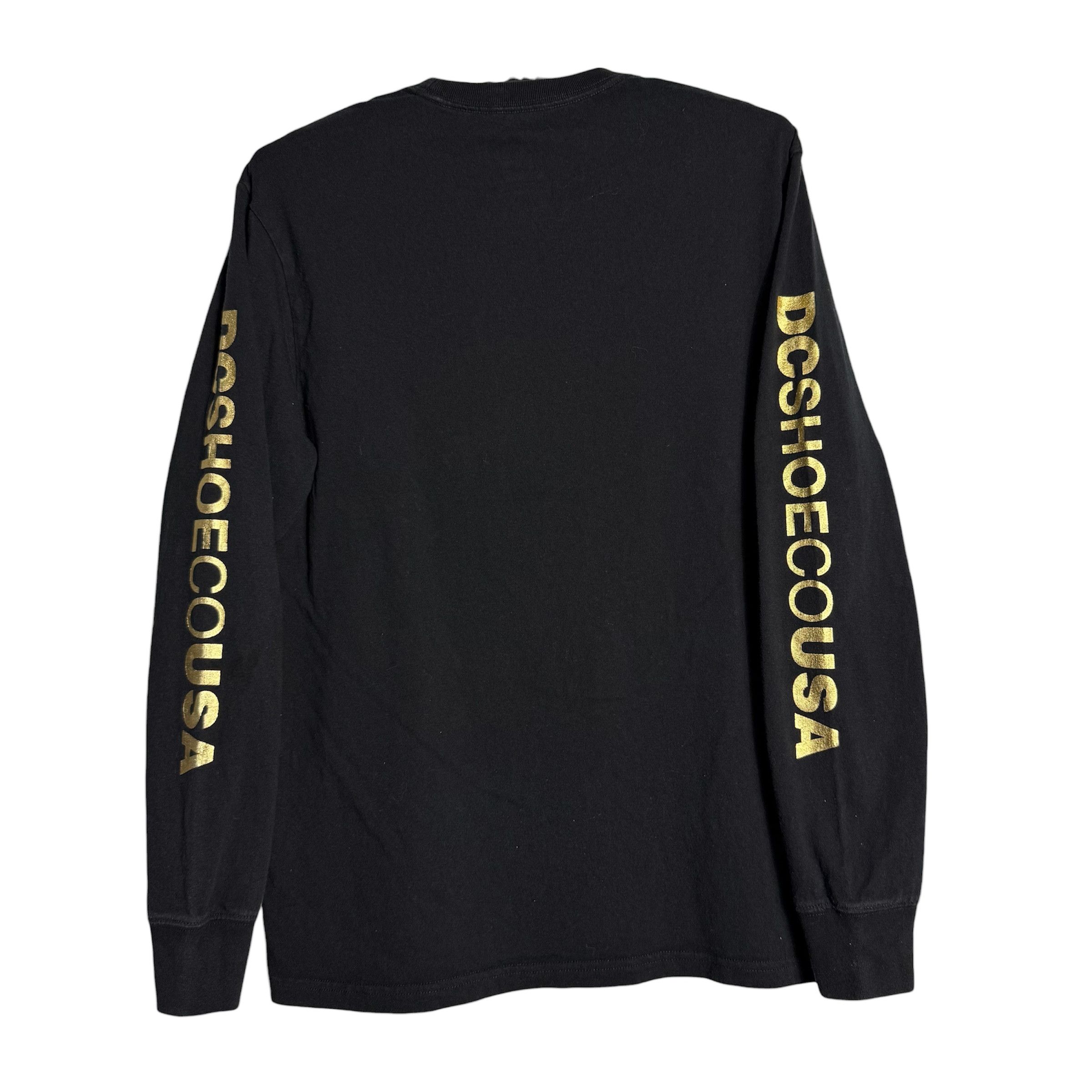 DC 🔥RARE🔥DC Shoes Star Gold Logo L/Sleeve T-shirt Size US M / EU 48-50 / 2 - 4 Thumbnail