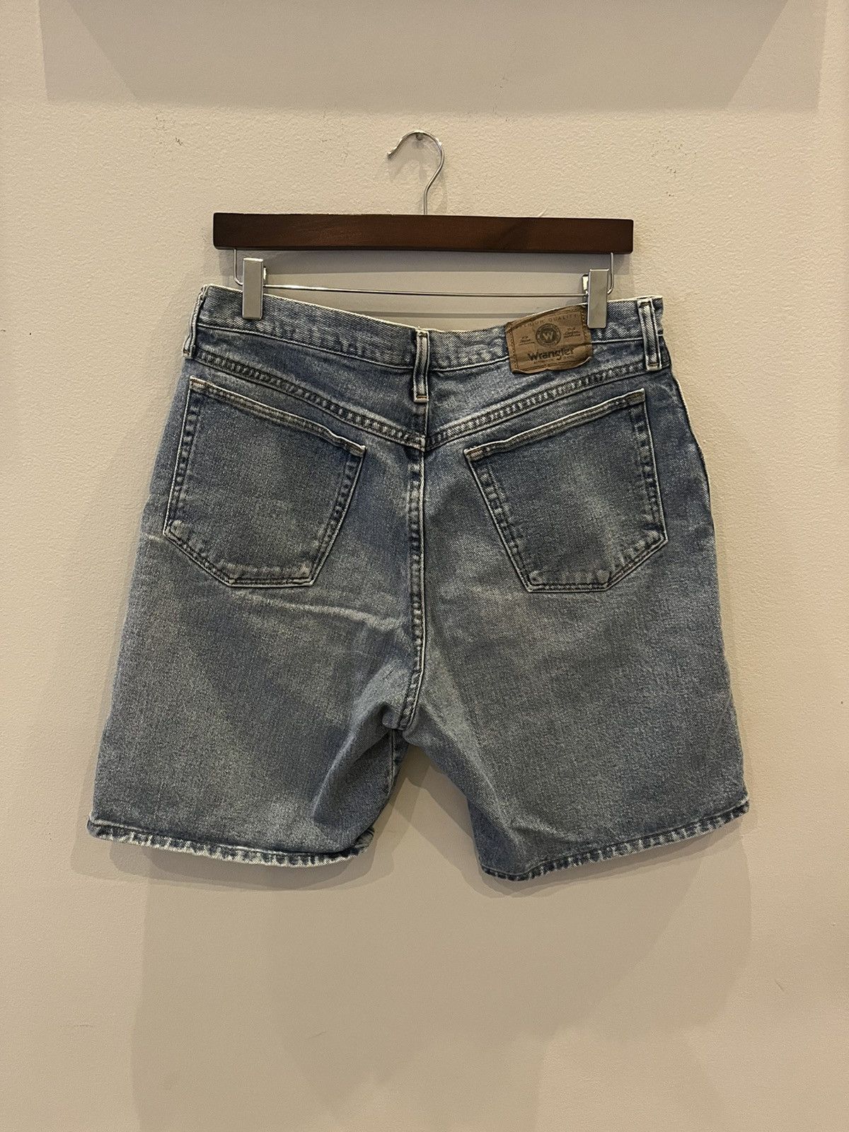Japanese Brand × Vintage × Wrangler Wrangler Denim Jean Shorts Size US 33 - 2 Thumbnail