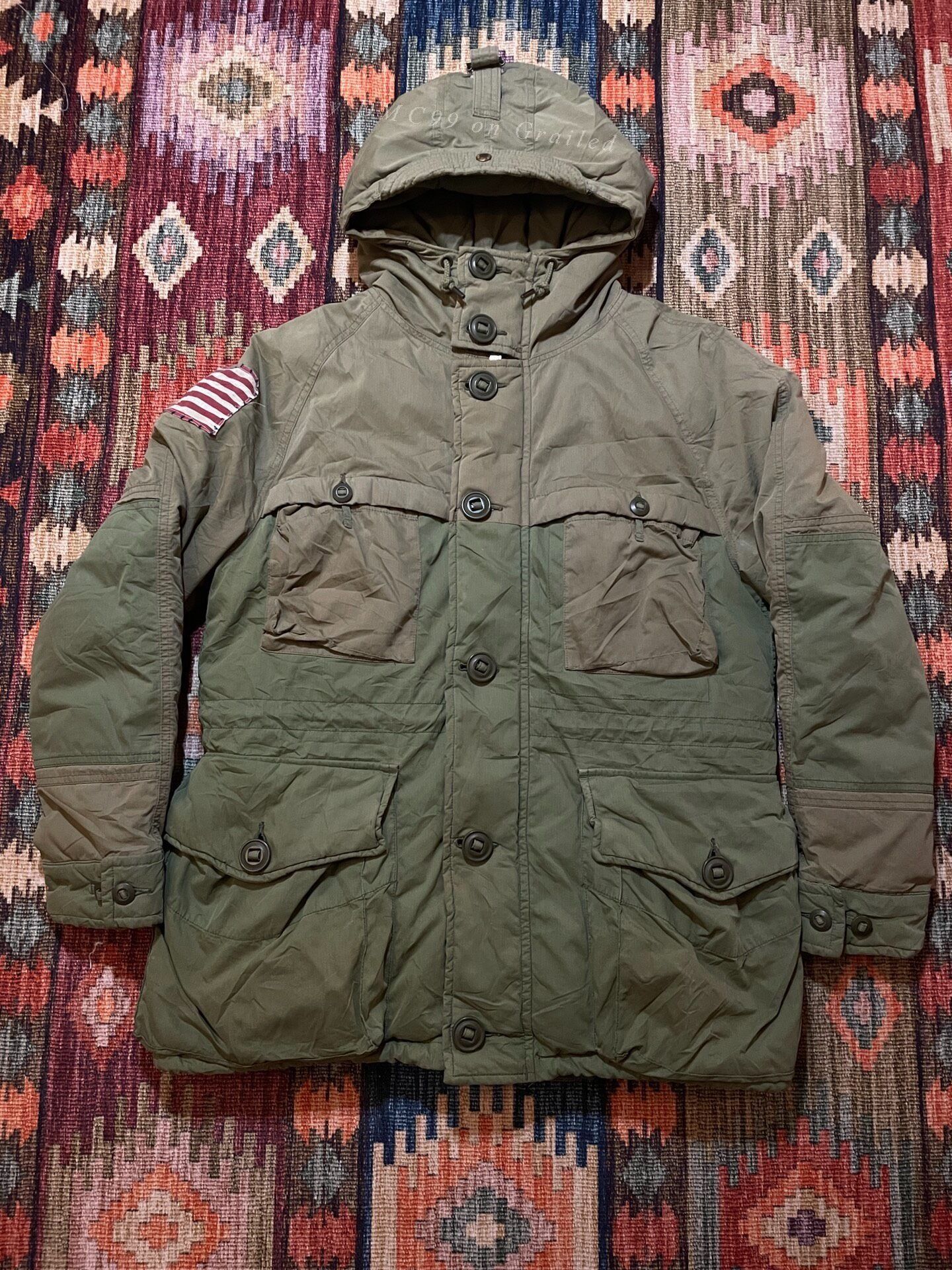 Denim & Supply Ralph Lauren Ralph Lauren Denim Supply Green Down Jacket S Size US S / EU 44-46 / 1 - 1 Thumbnail